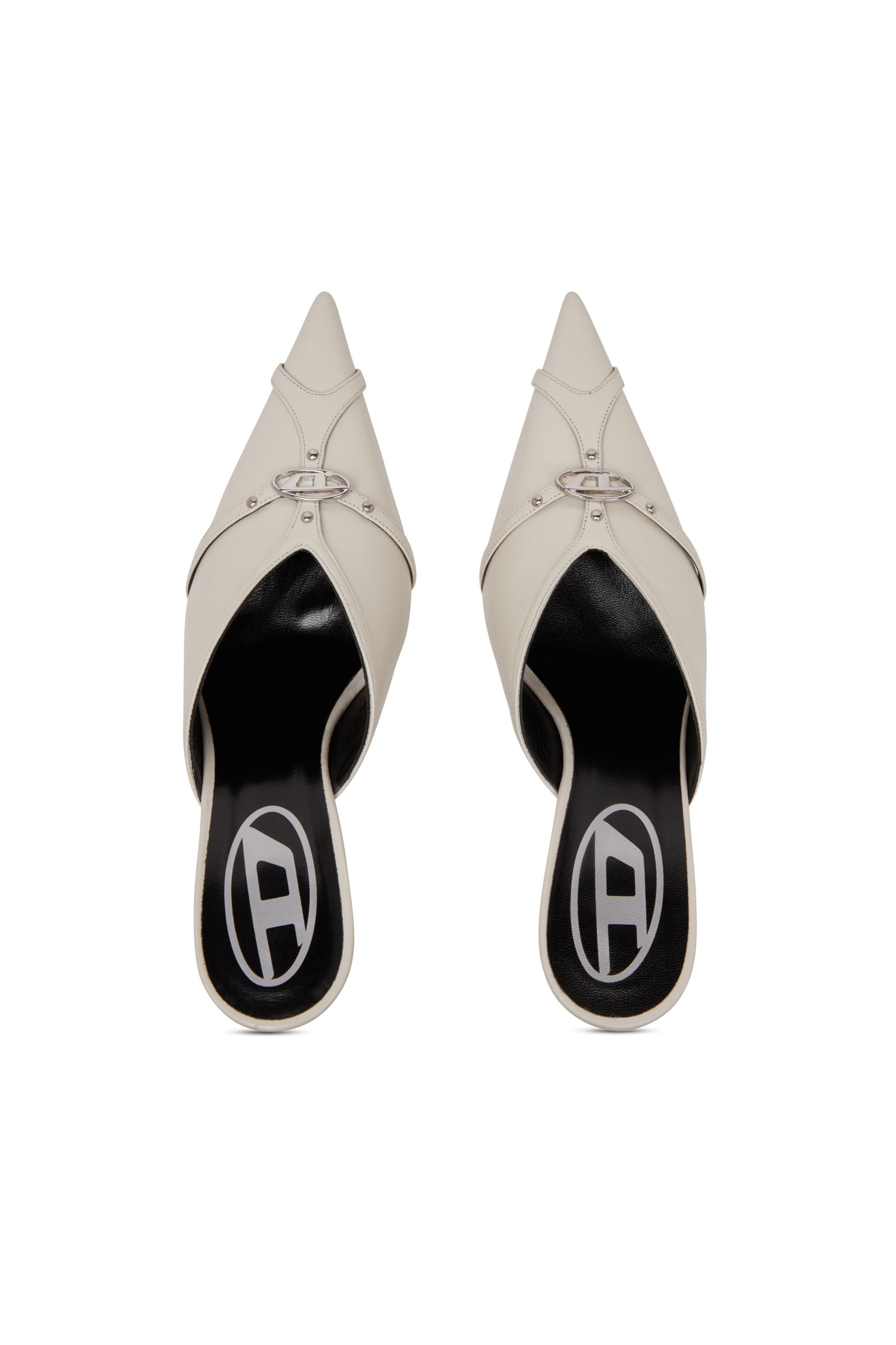 関税送料込★DIESEL/D-Electra ML ポインテッドトゥミュール Women's D-Electra ML - Stiletto mules with cage upper