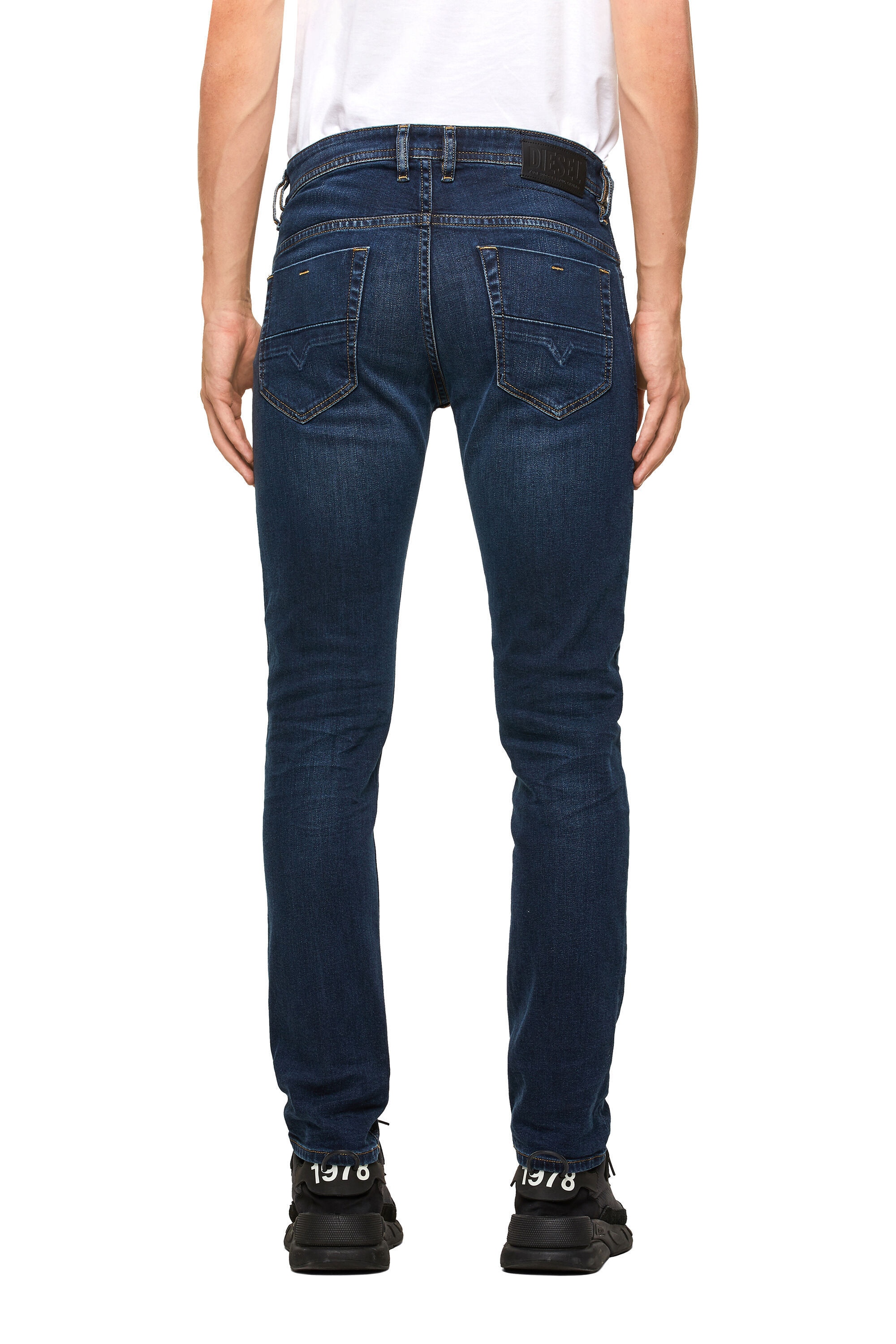 Diesel - Thommer 009MA Slim Jeans, Azul Oscuro - Image 3