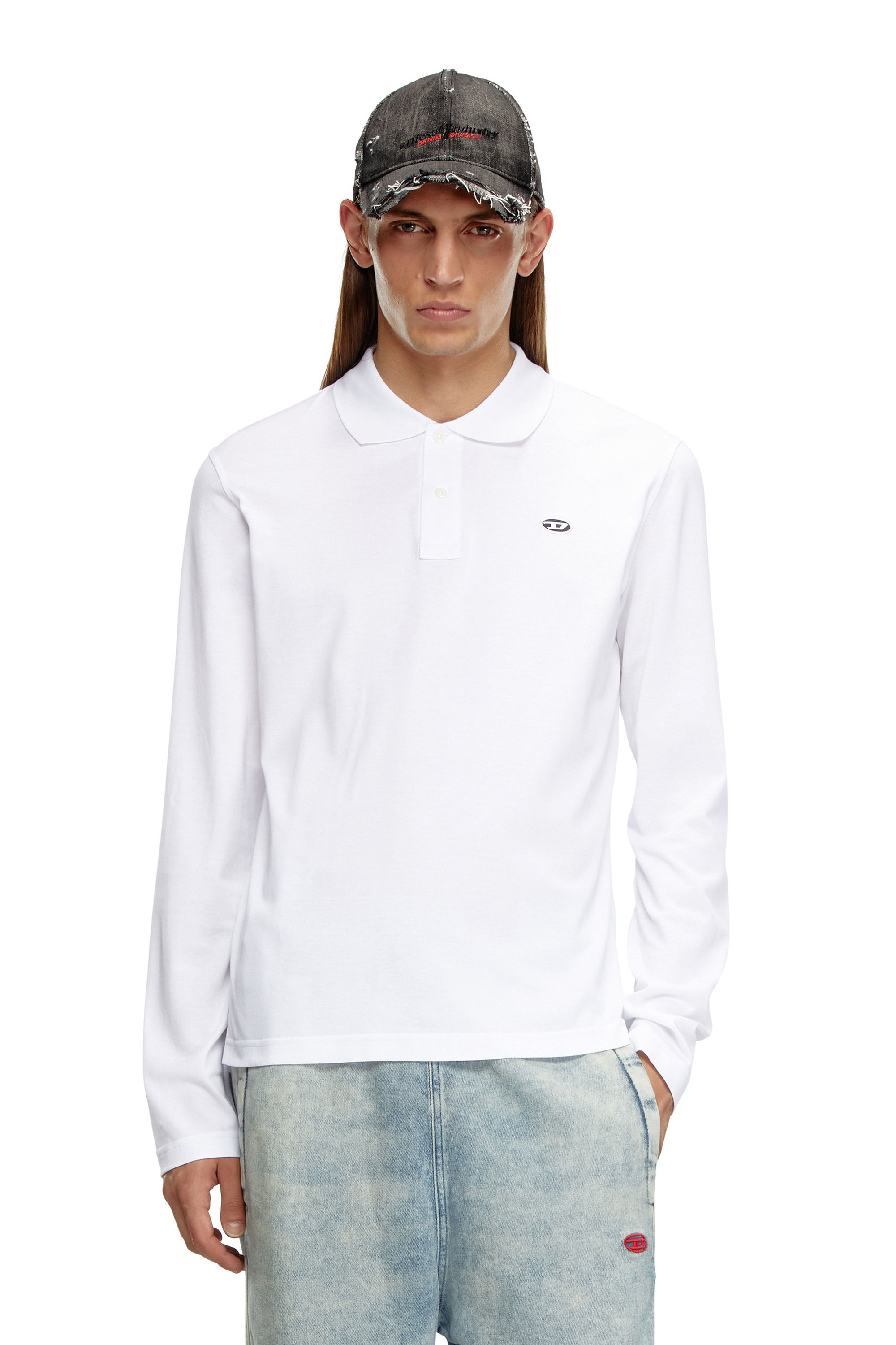 T SMITH LS DOVAL PJ Man Long sleeve polo shirt Diesel