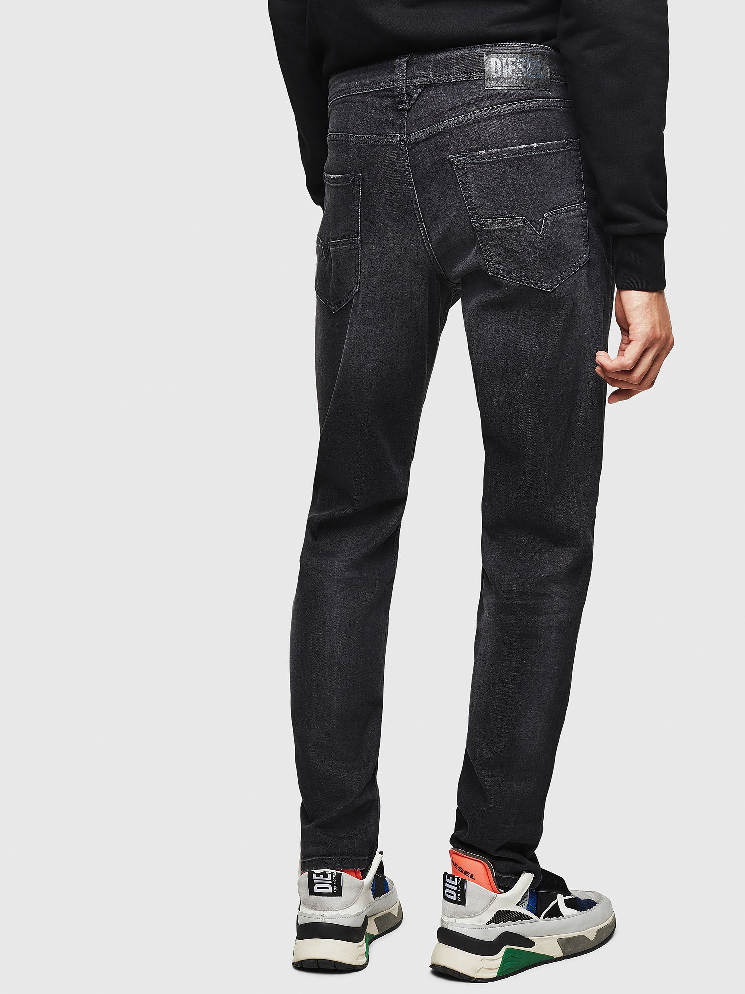 diesel larkee black jeans