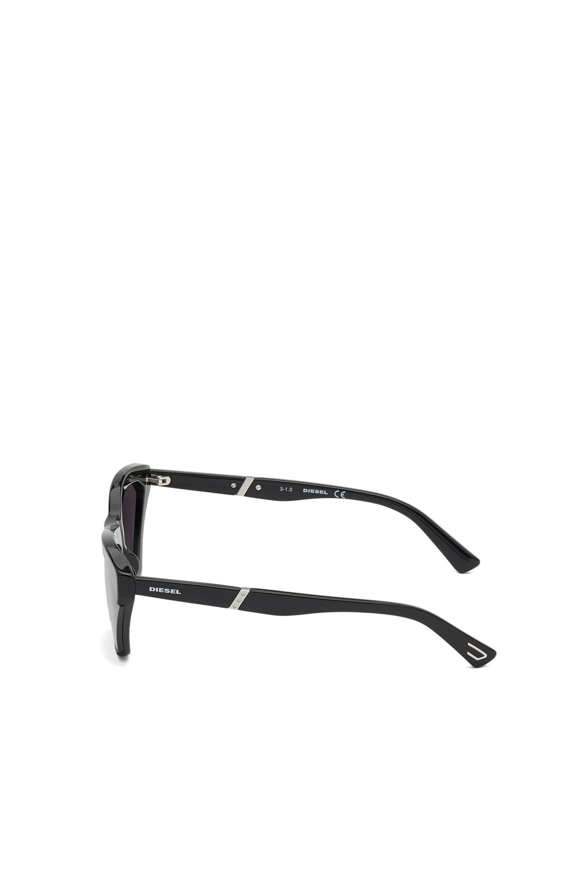 Diesel - DL0335, Gafas de ojo de gato con montura envolvente de acetato Mujer in Negro - 4