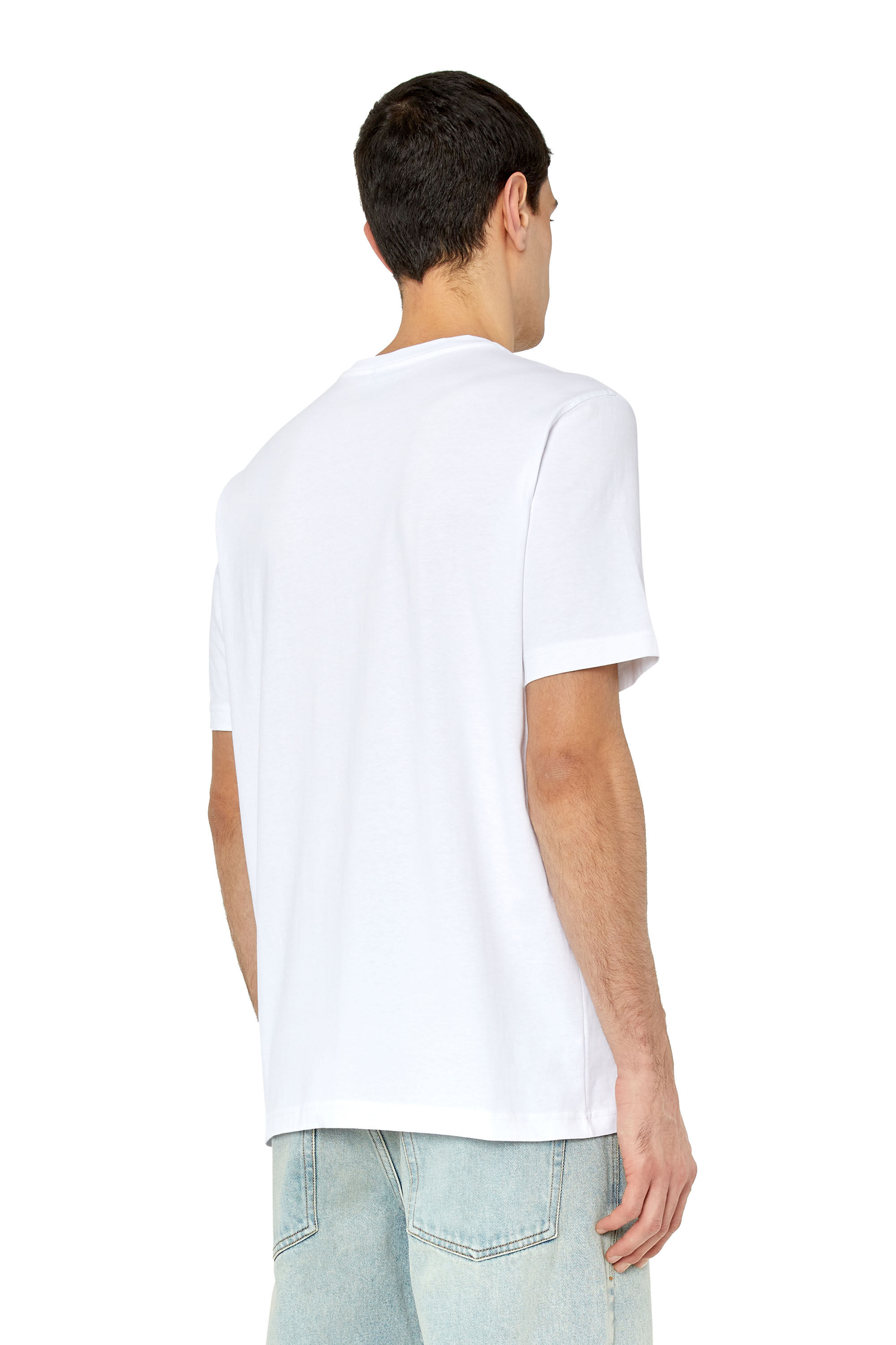 Diesel - T-JUST-G24, Camiseta con estampado de atardecer de Diesel Hombre in Blanco - 4