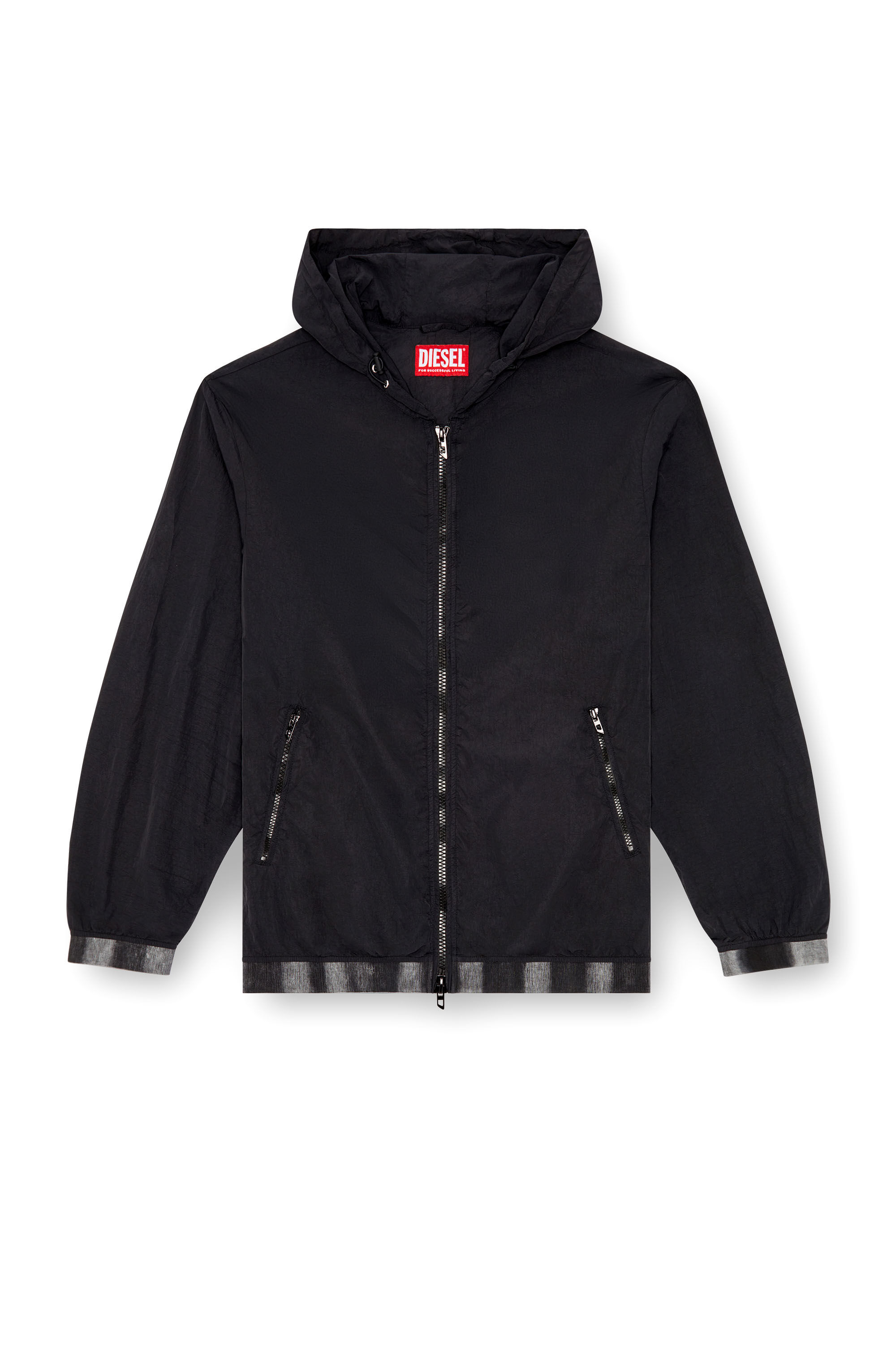 楽天市場】ディーゼル DIESEL ジップアップスウェット ブラック