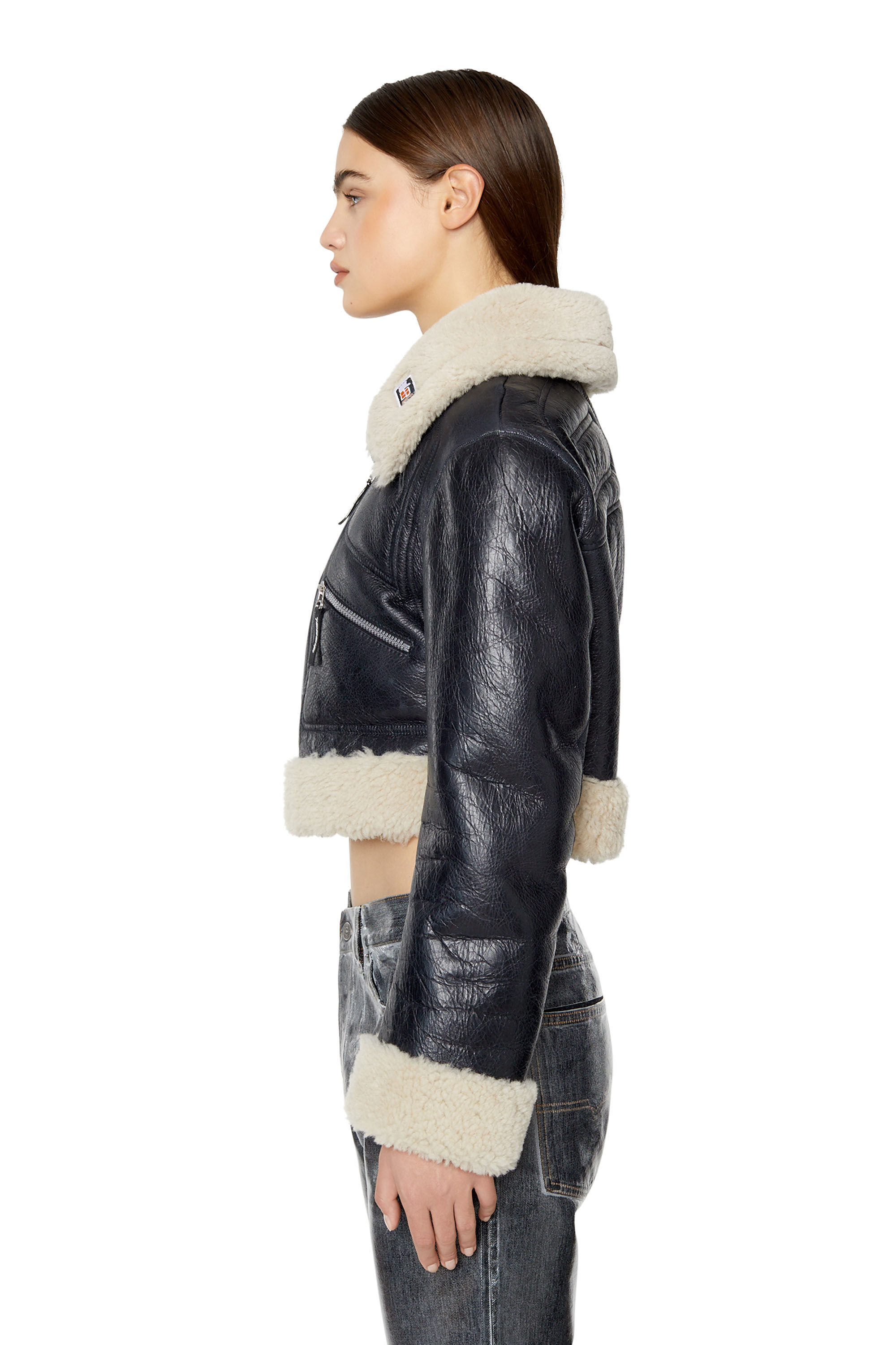 Diesel sheepskin jacket clearance
