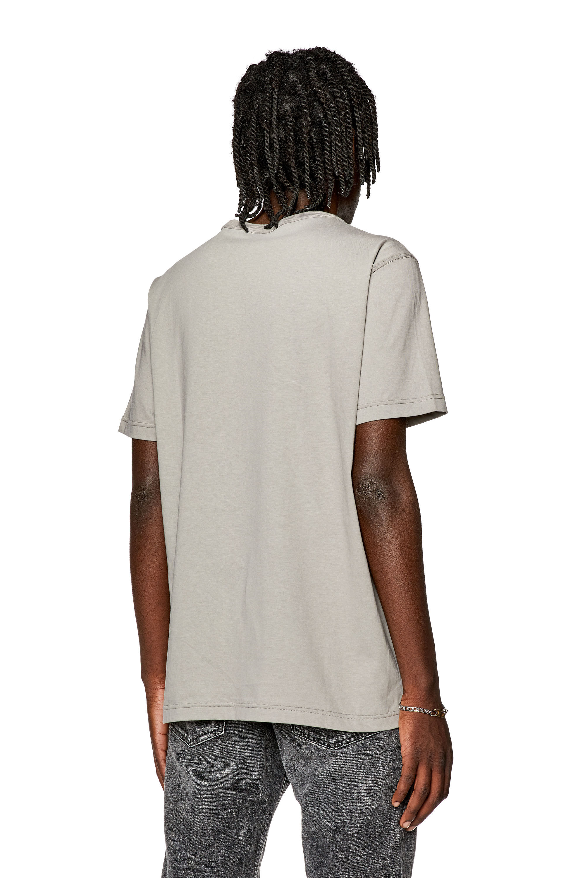 Knowledge Cotton Apparel Regular Fit Big Chest Print T-shirt -  Short-sleeved 