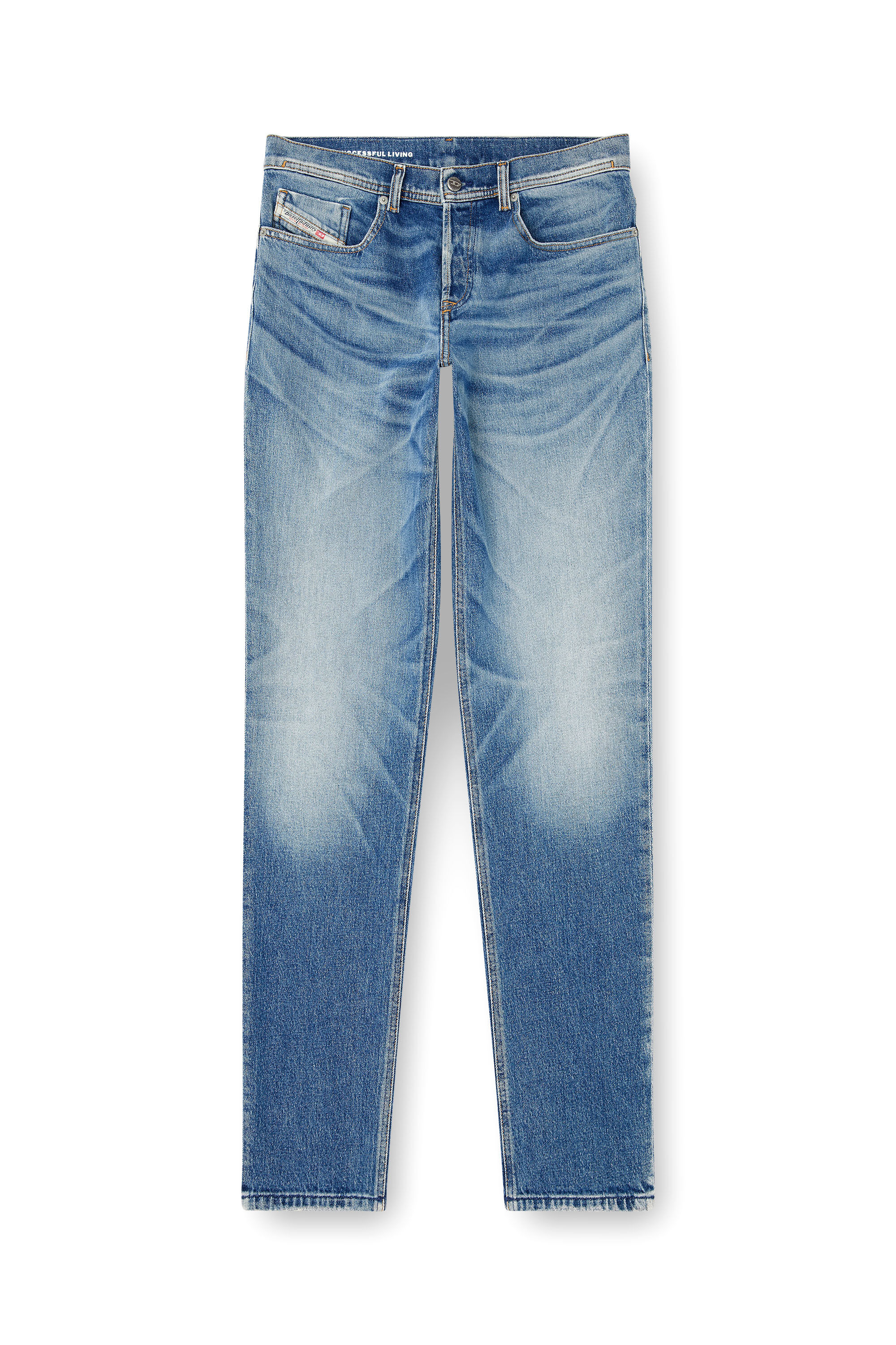 Diesel - Regular Jeans 2023 D-Finitive 09M12 Hombre, Azul medio - 2