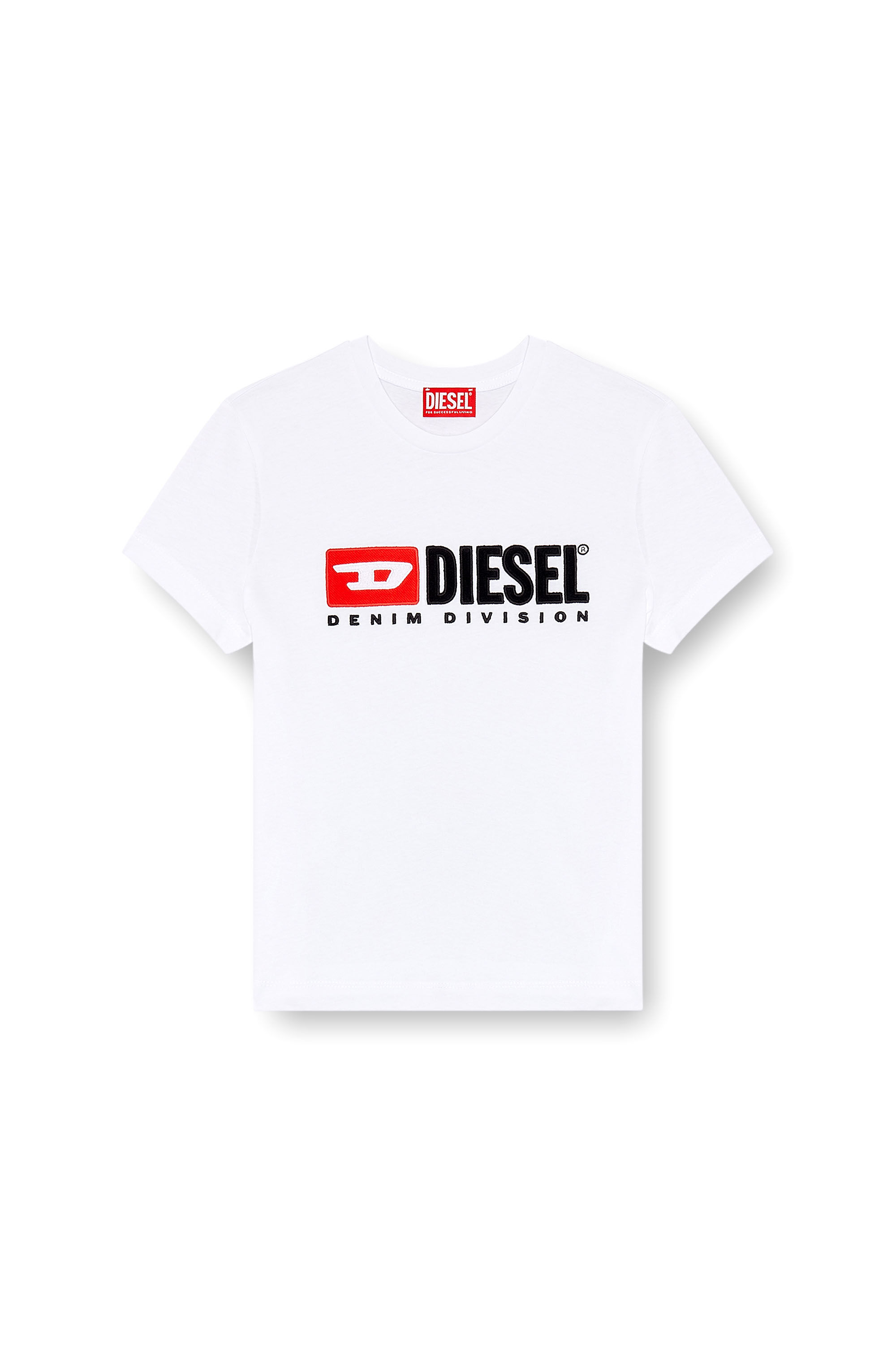Diesel - T-SLI-DIV, Camiseta con parches Diesel Mujer in Blanco - 2