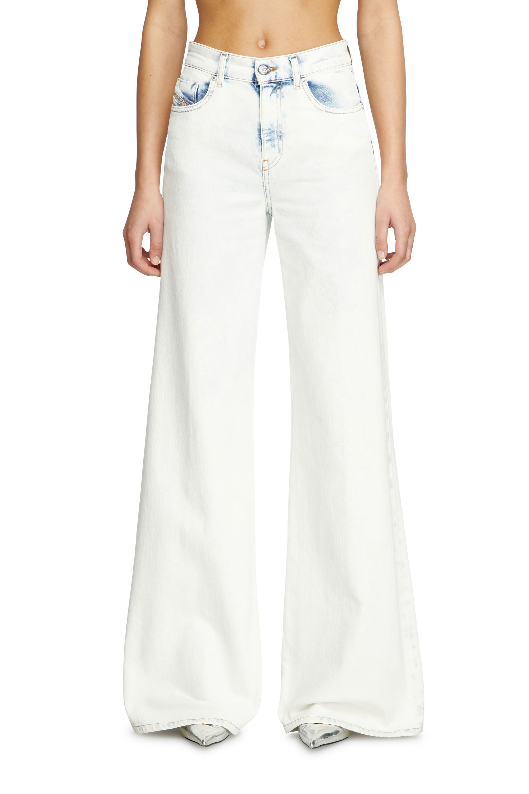 Diesel - Flare Jeans 1978 D-Akemi 09L33 Mujer, Azul Claro - 3