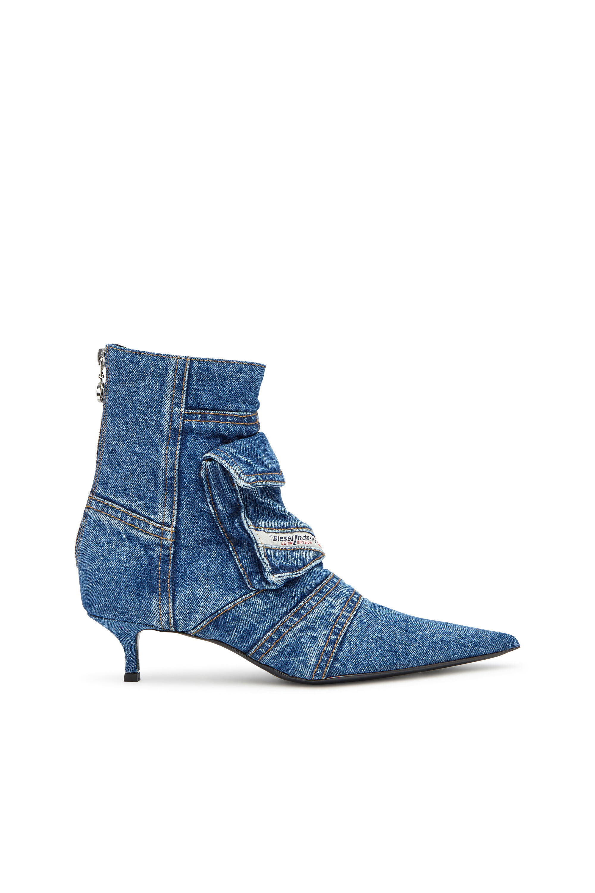 Diesel D venus Pocket lb Womens Blue Ankle Boots