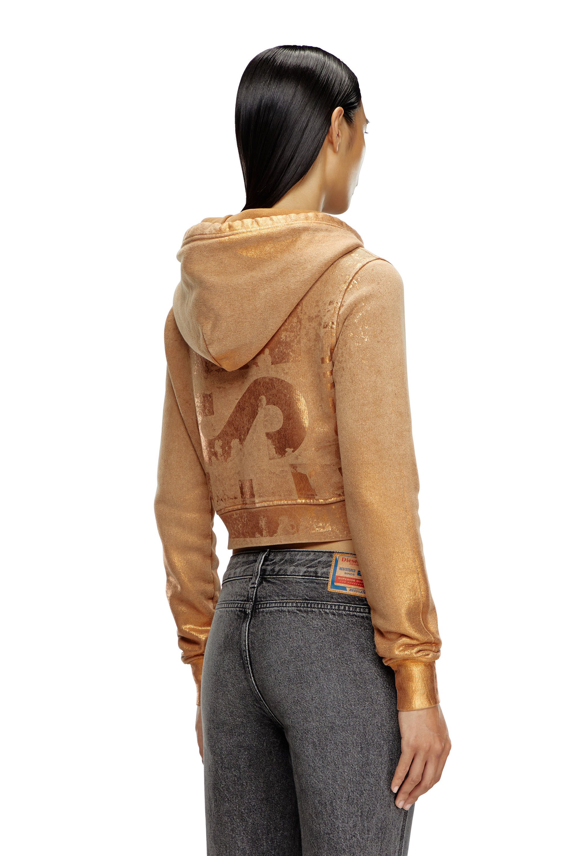 Diesel - F-SLIMMY-HOOD-P6, Light Brown - Image 4