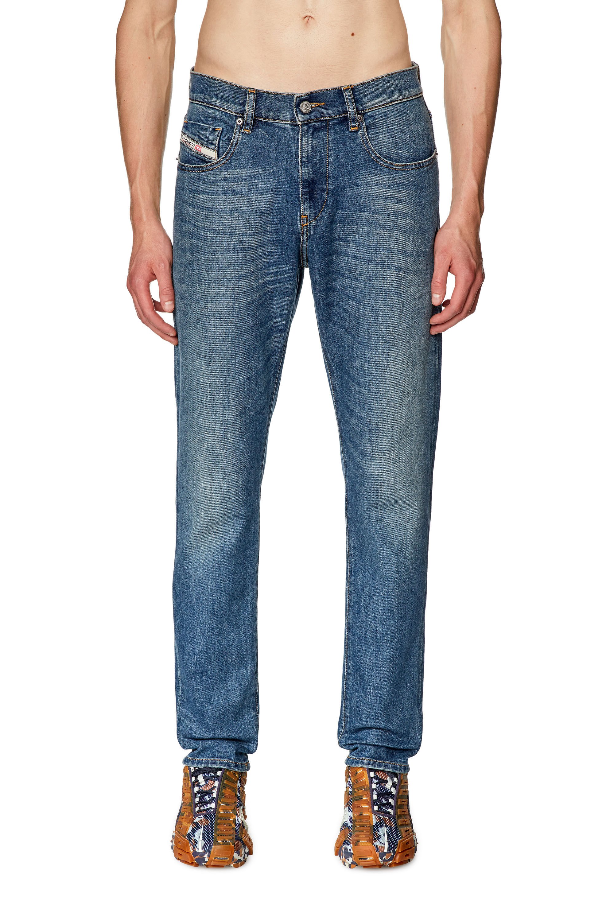 Diesel - Slim Jeans 2019 D-Strukt 09F88, Azul medio - Image 3