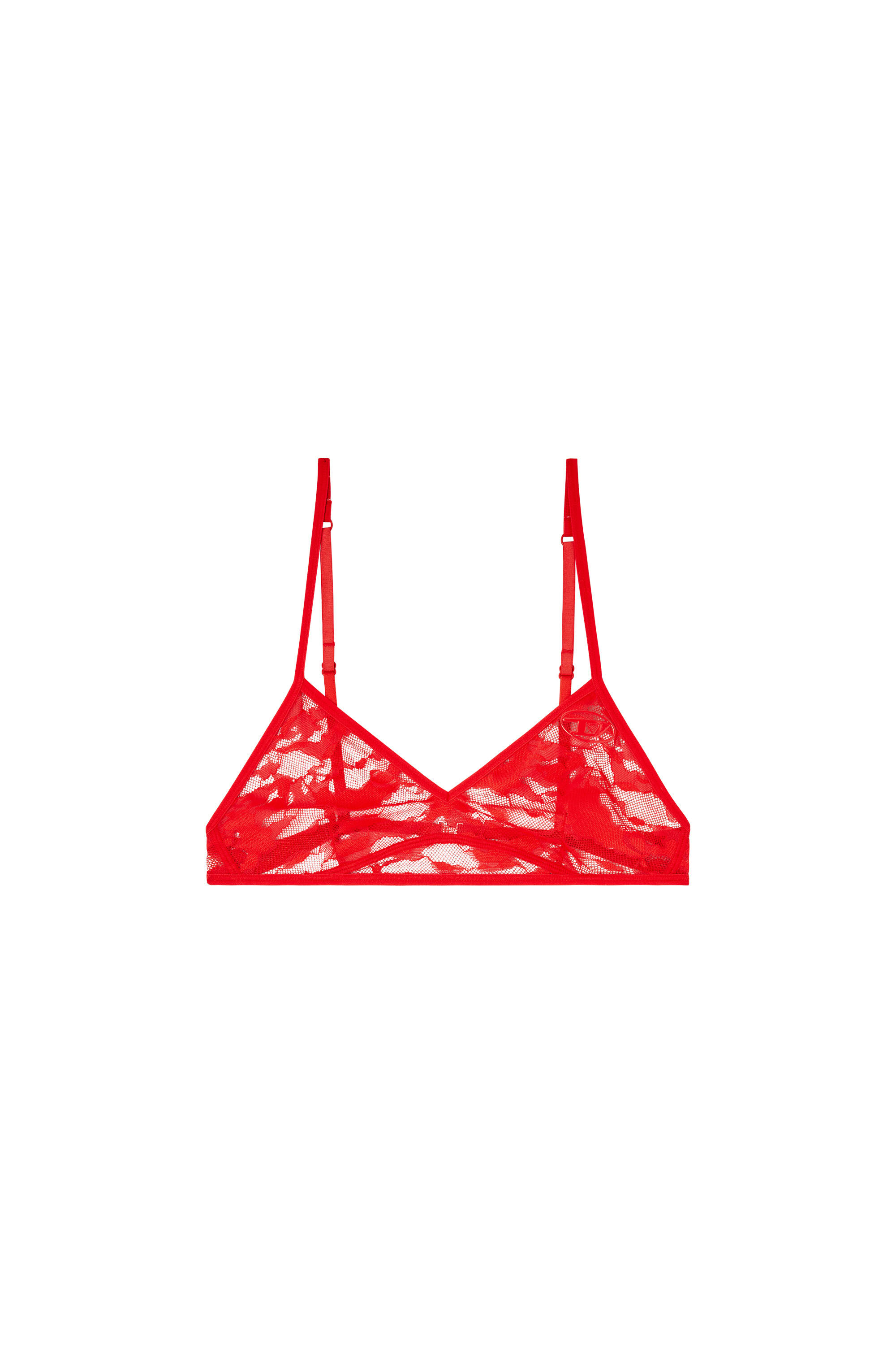 Diesel - APRIL-UTLT, Sujetador de encaje de camuflaje elástico Mujer in Rojo - 4