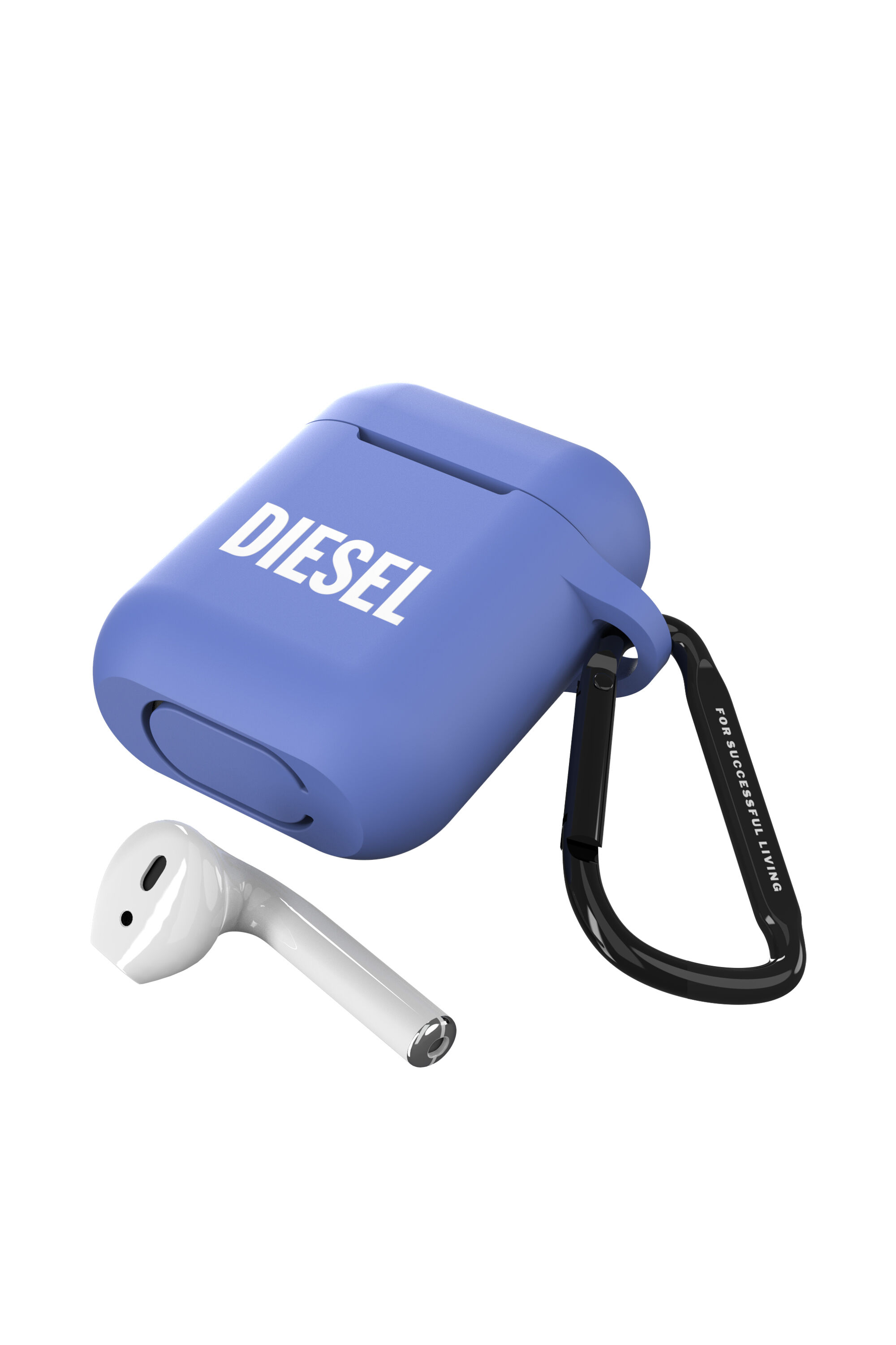 Diesel - 48319 AIRPOD CASE, Funda de silicona para AirPods Unisex in Azul marino - 4