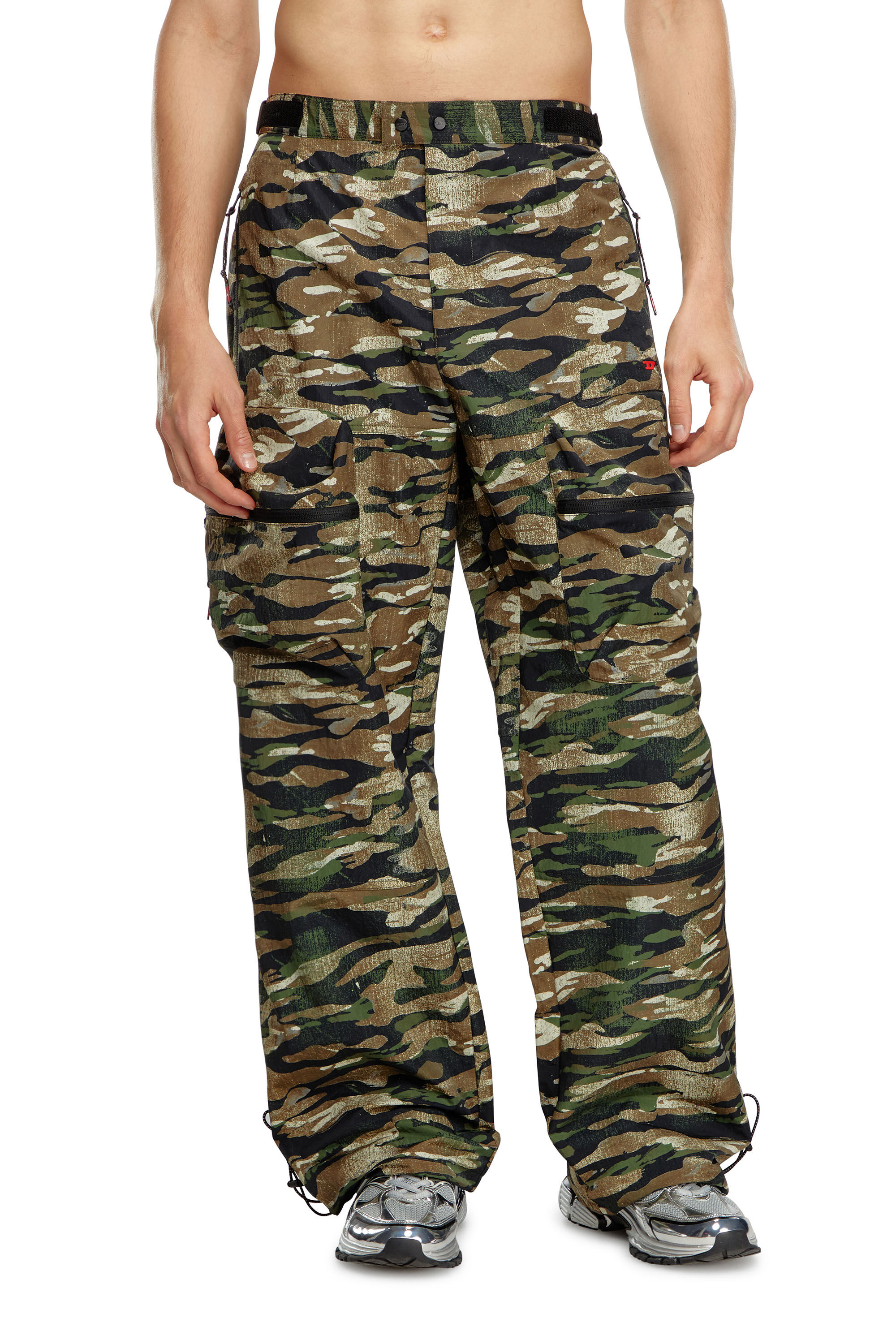 特売 camo worn with pants cargo Nylon Men's print Multicolor | パンツ