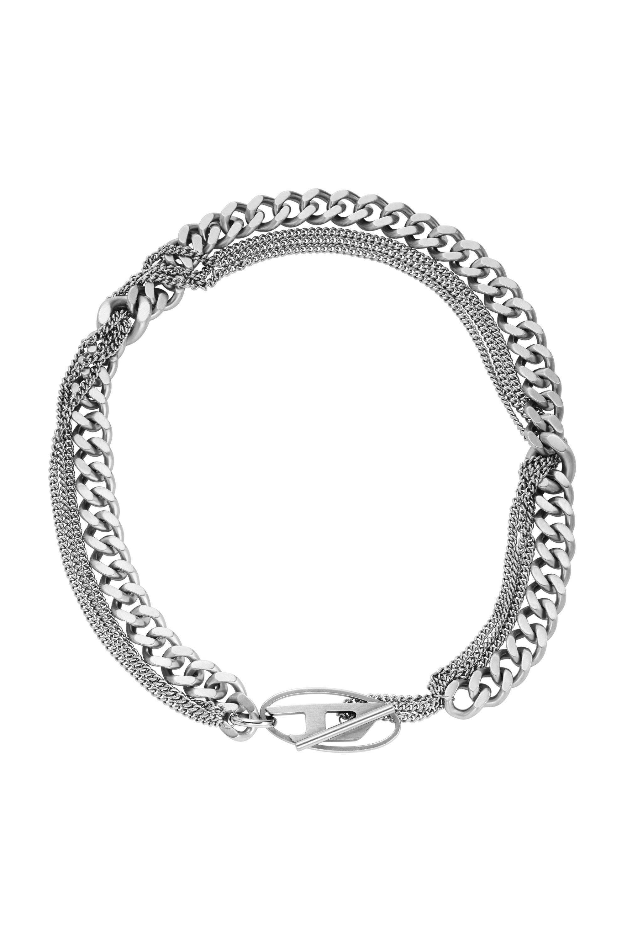 DIESEL ユニセックス ネックレス DX1534040 DX1534040 Stainless Steel Chain Necklace｜シルバー