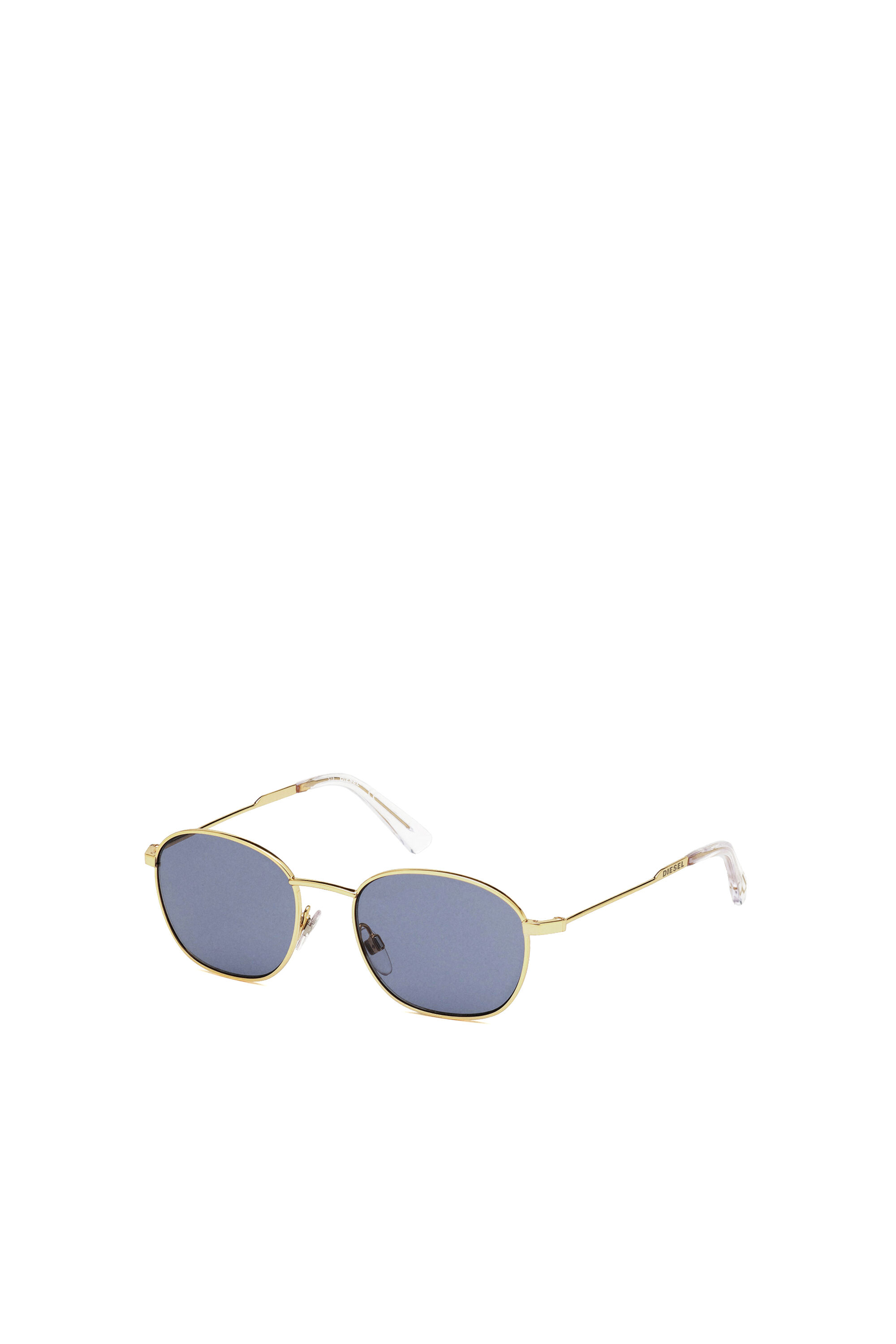 Diesel - DL0307, Unisex's Unisex sunglasses with rounded silhouette in Gold - 2