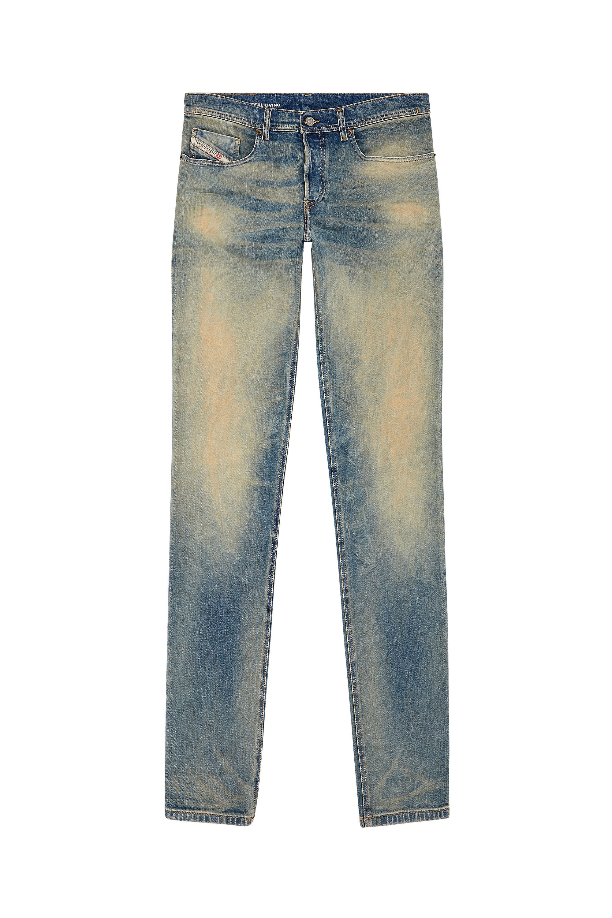 Diesel - Tapered Jeans 2023 D-Finitive 09H78, Azul medio - Image 2