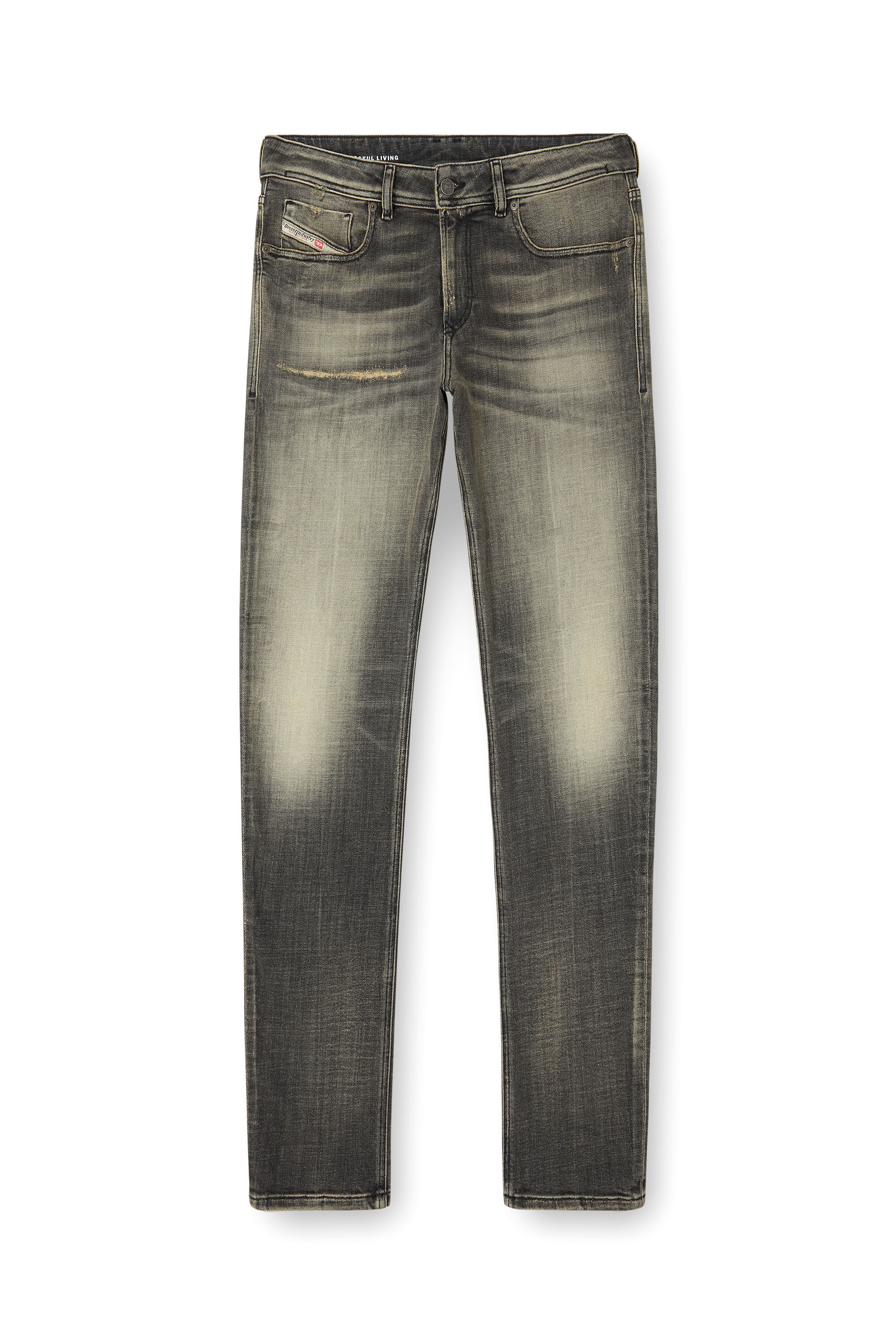 Men's Skinny Jeans | Black/Dark grey | Diesel 1979 Sleenker