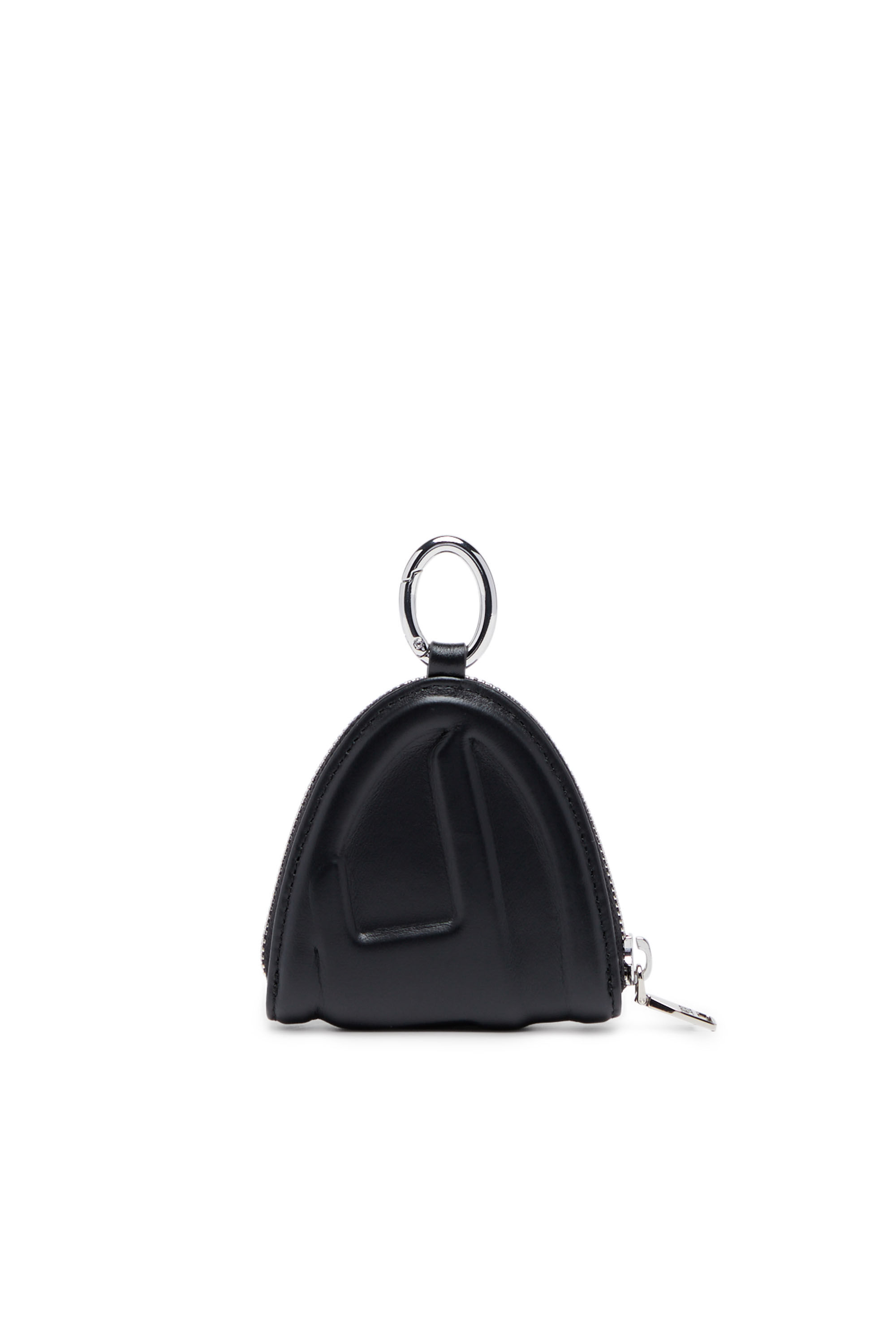 Women's Logo-embossed leather coin purse | Black | Diesel Women's Logo-embossed leather coin purse | Black | Diesel