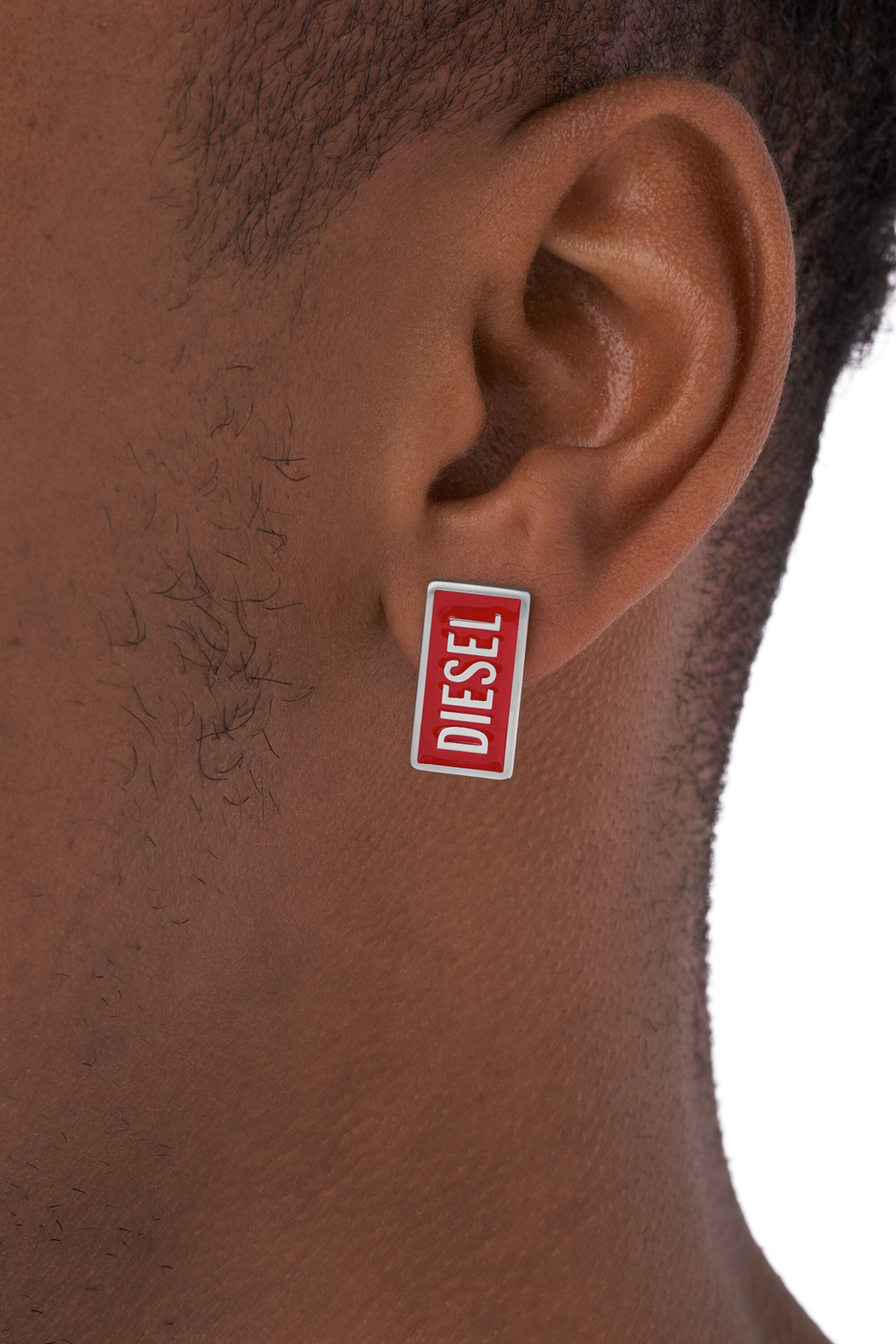 GIFTにも【DIESEL】EARRINGS DX1539 / 01 Women's Pink stainless steel drop earring | Pink | Diesel