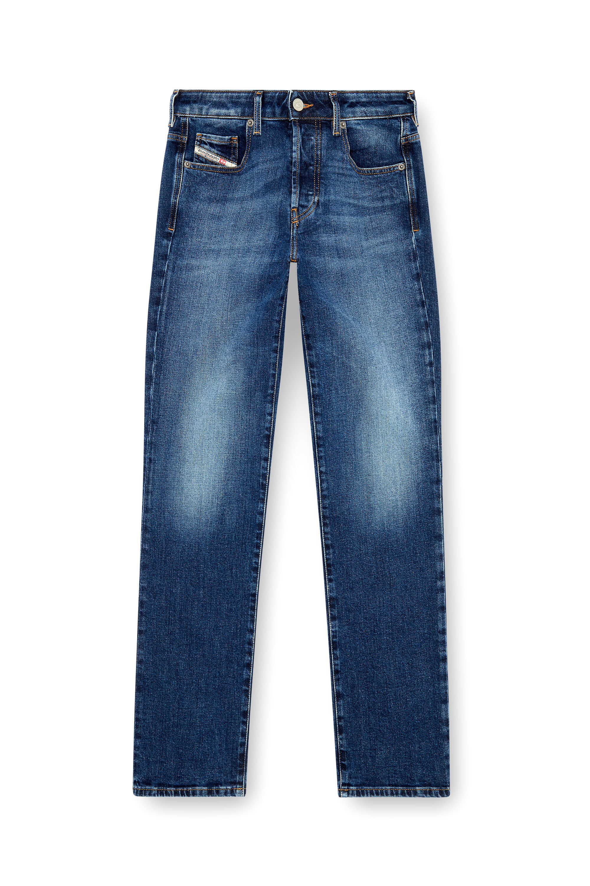 Diesel - Straight Jeans 1989 D-Mine 09I28, Mujer Straight Jeans - 1989 D-Mine in Azul marino - Image 2