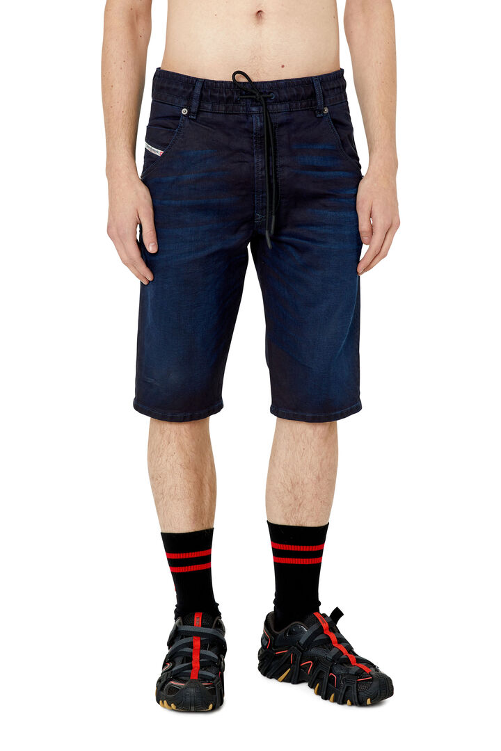 D-KROOSHORT-Z JOGGJEANS Man: Shorts in Denim Diesel