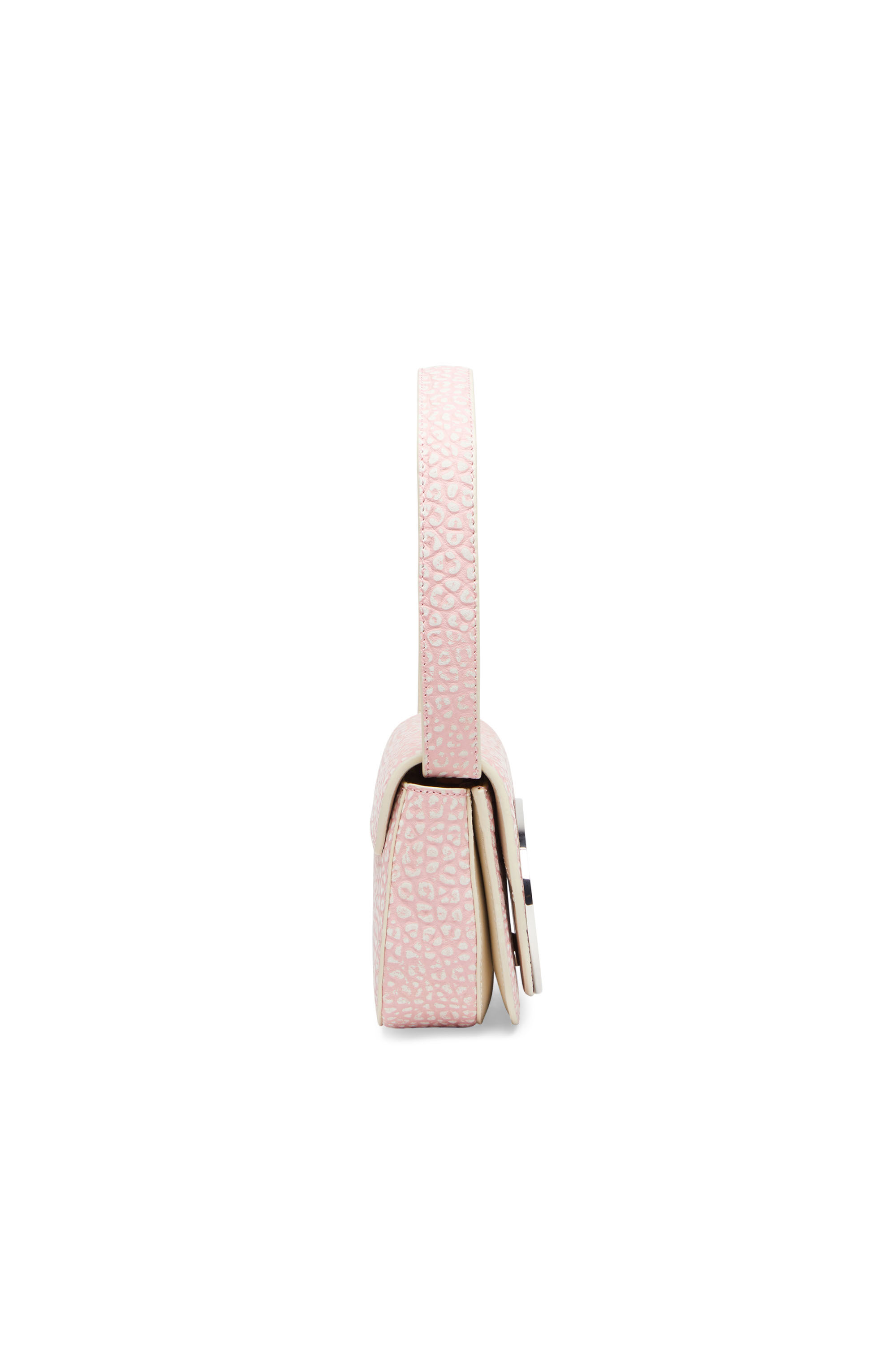 Diesel 1DR Shoulder Bag ピンクフルオ Women's 1DR-Iconic shoulder bag in pop colour denim | Pink
