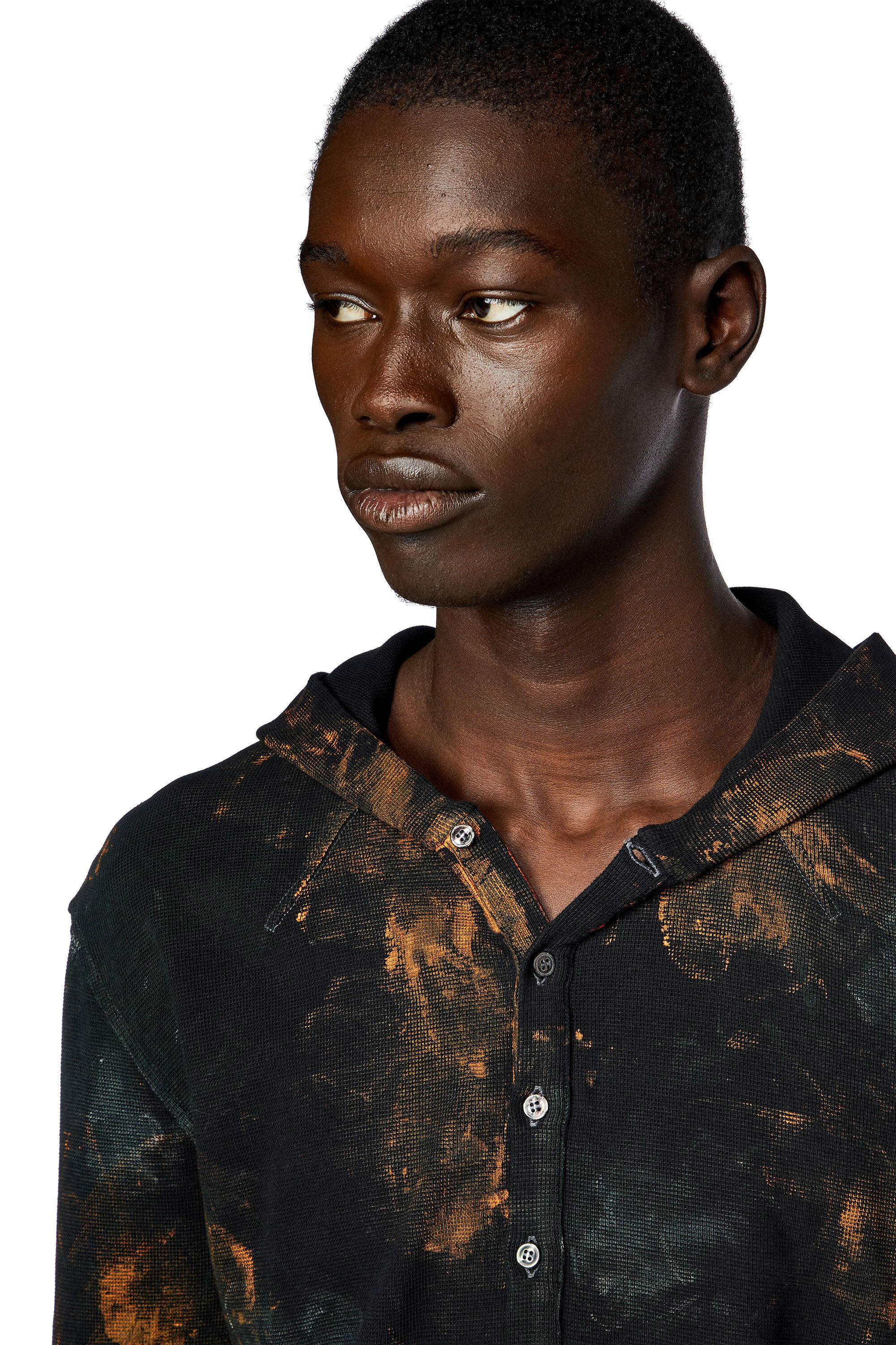 Hooded waffle henley new arrivals