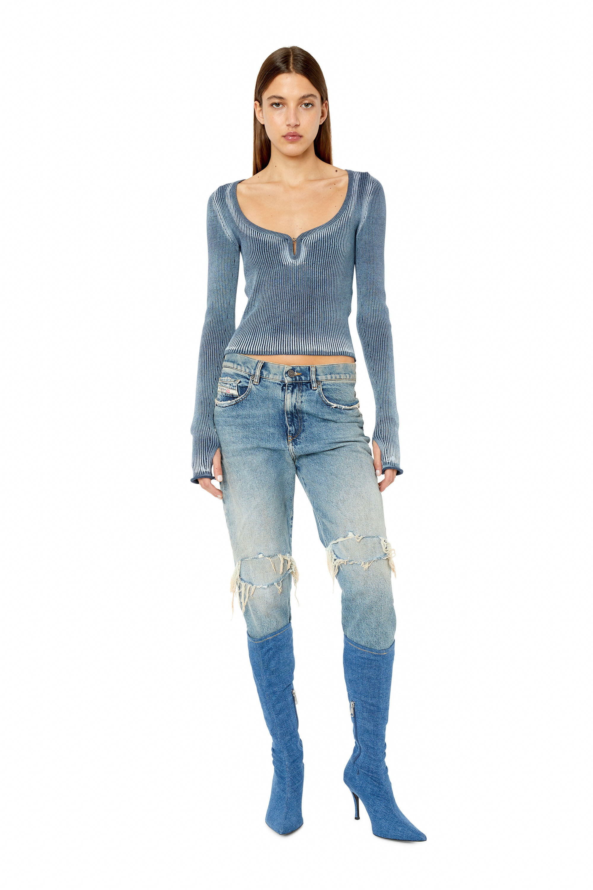 Diesel ウィメンズ デニム 2016 D-Air ボーイフレンド ジーンズ