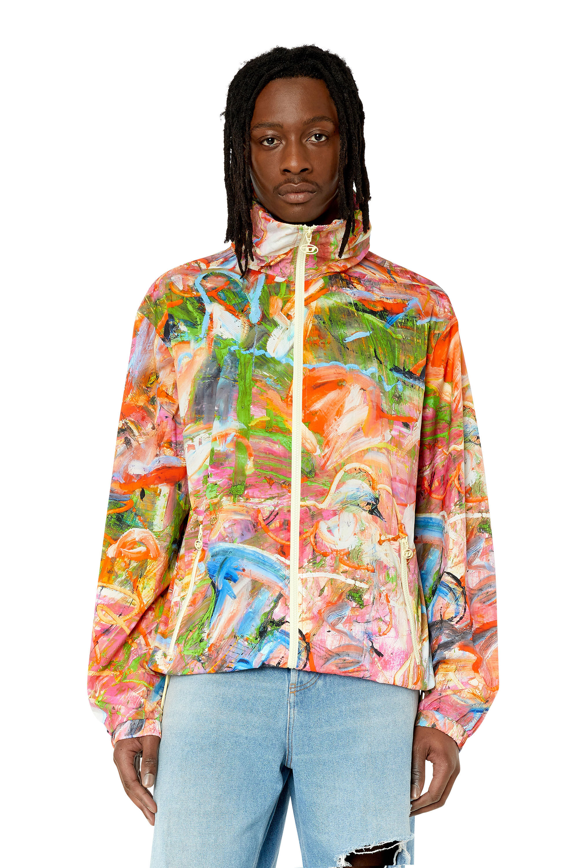 Diesel - J-WARREL-PRINT, Verde/Rojo - Image 3