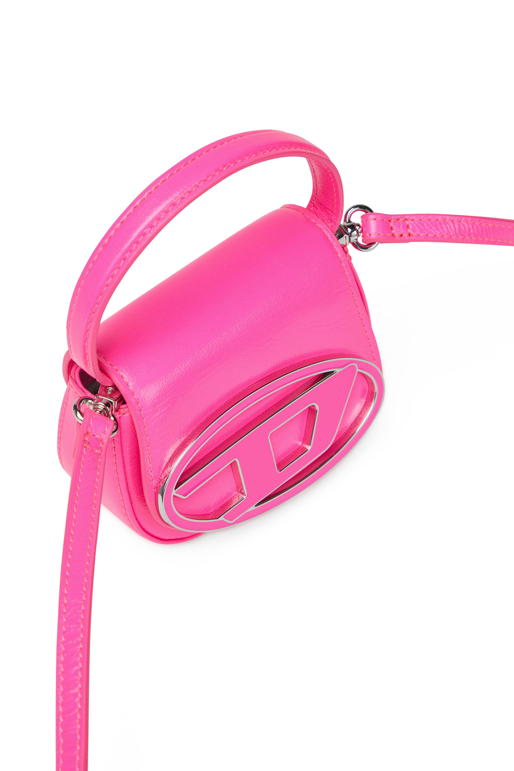 1DR XS Woman Mini bag in neon leather Diesel