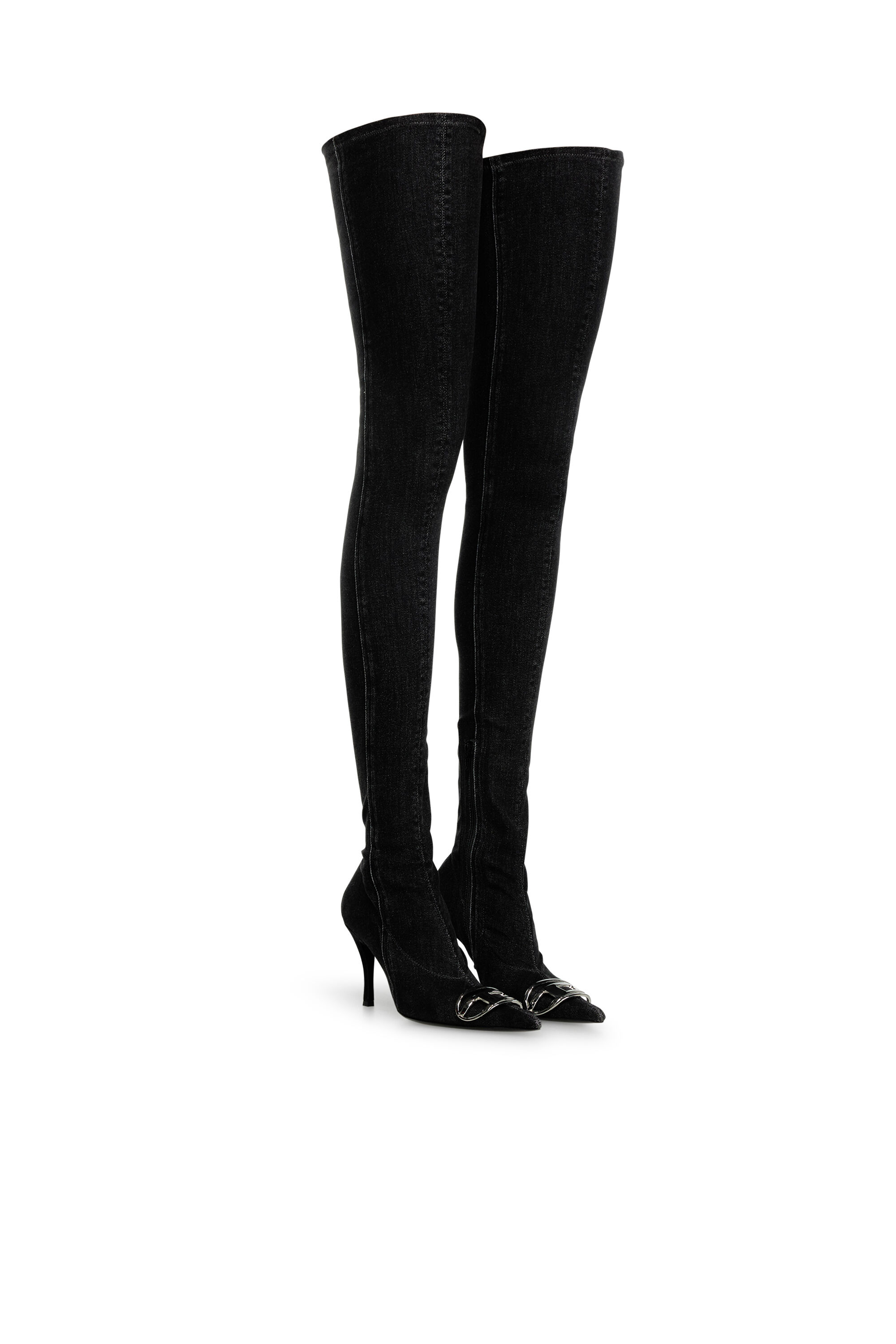 早い者勝ち!!! DIESEL ◆ サイハイブーツ｜d-venus tbt d Women's D-Venus-Over the knee boot | Black | Diesel