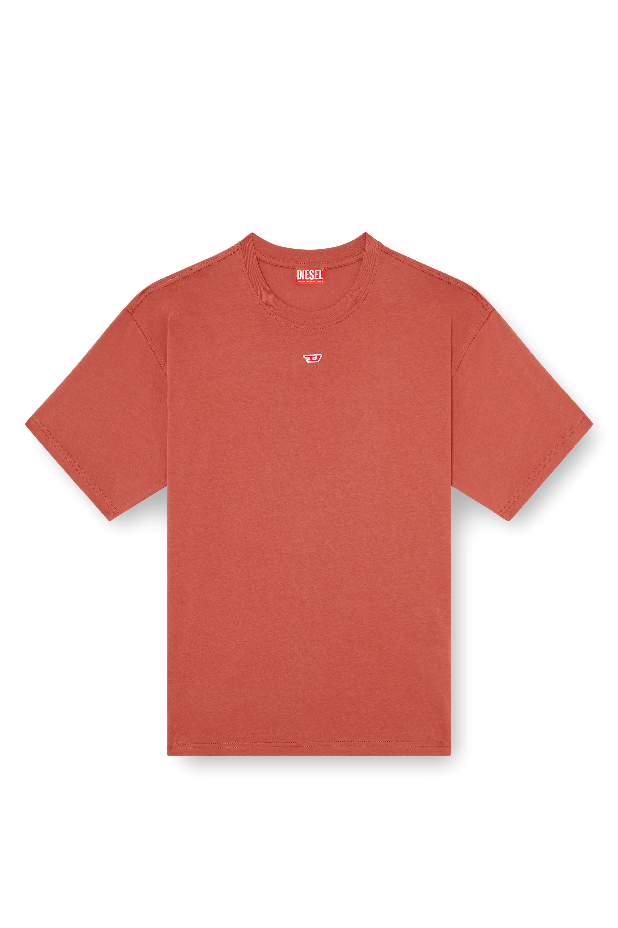 Diesel - T-BOXT-D, Camiseta con parche D bordado Unisex in Rojo - 2