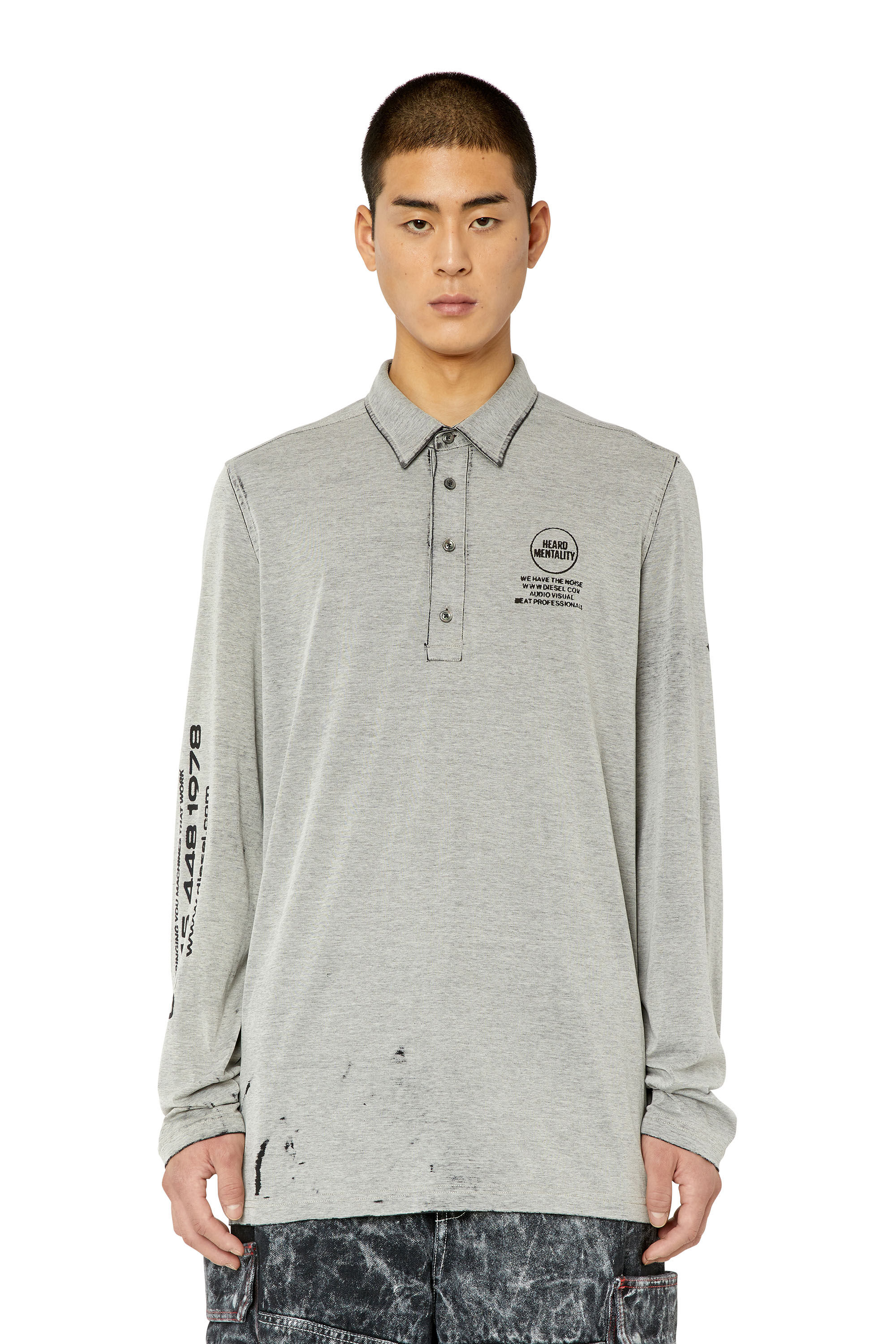 Diesel long sleeve polo store