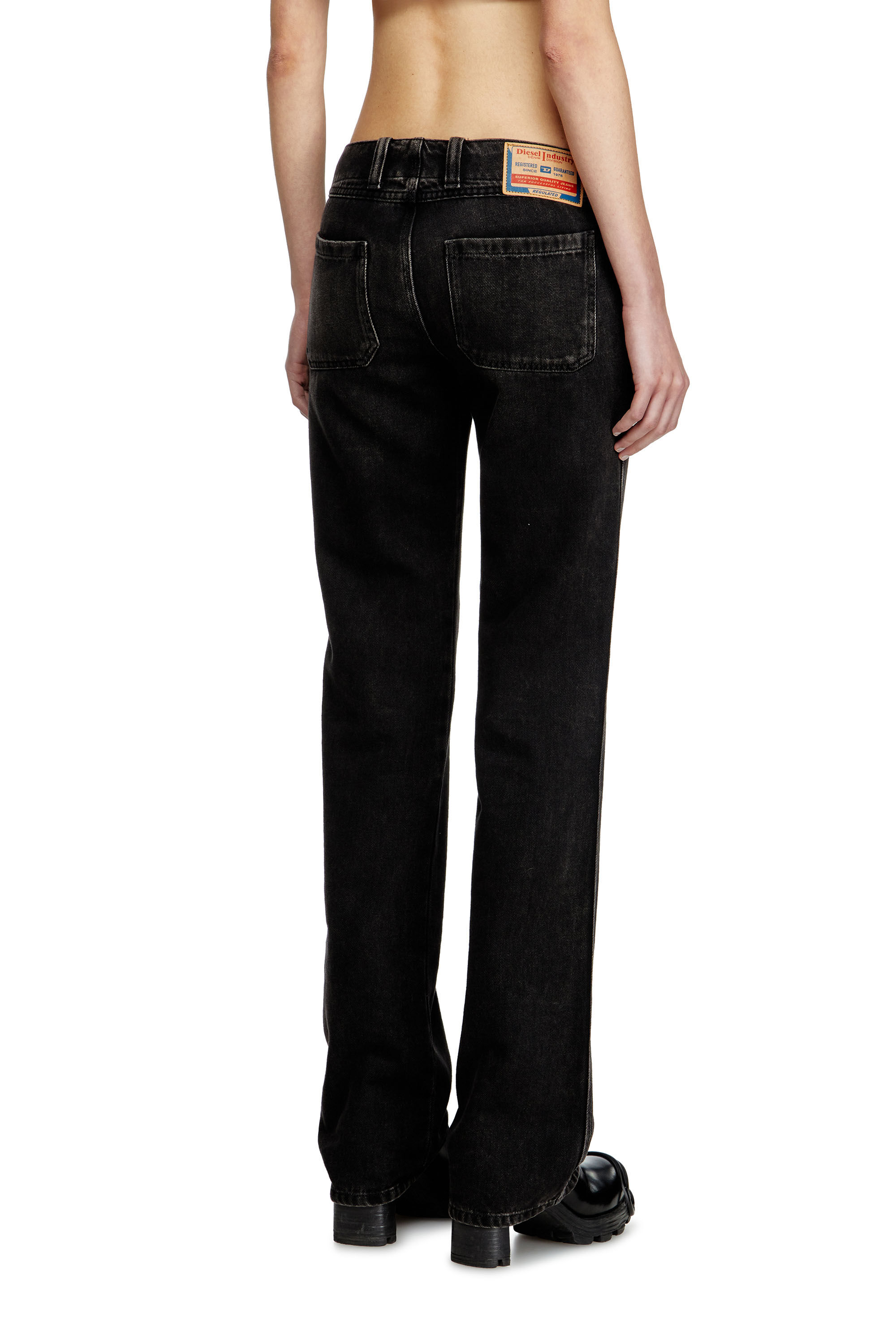 Diesel - Woman's Bootcut Jeans D-Keate 09J96, Black/Dark grey - 5