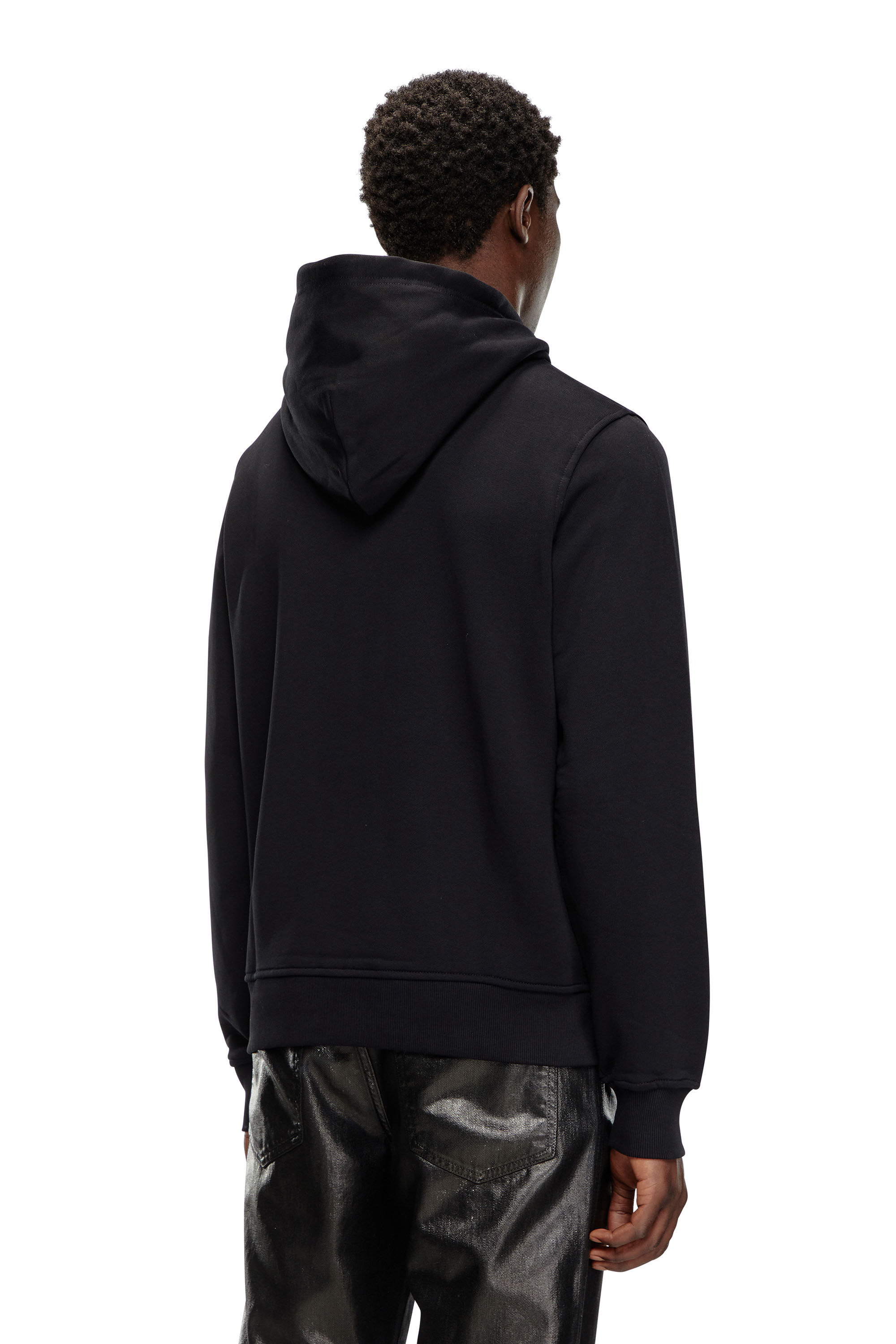 パーカー・フーディ DIESEL SS25 S-GINN-HOOD-PAK (A161550CPAK 96P) S-GINN-HOOD-D: Responsible hoodie with D logo | Diesel