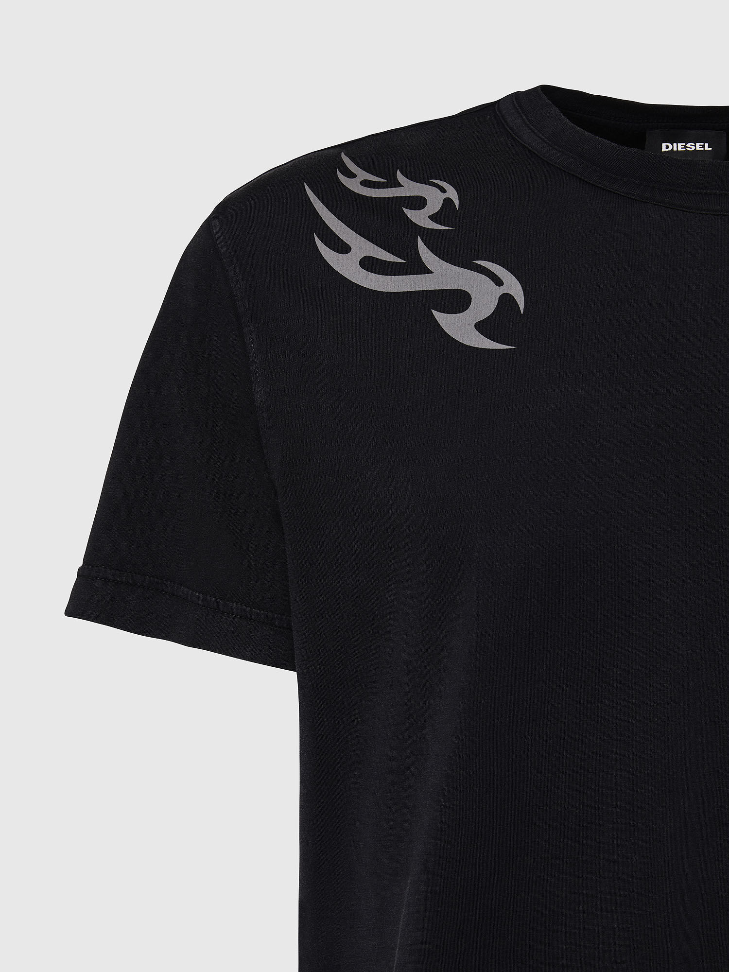 Diesel flame t sales shirt