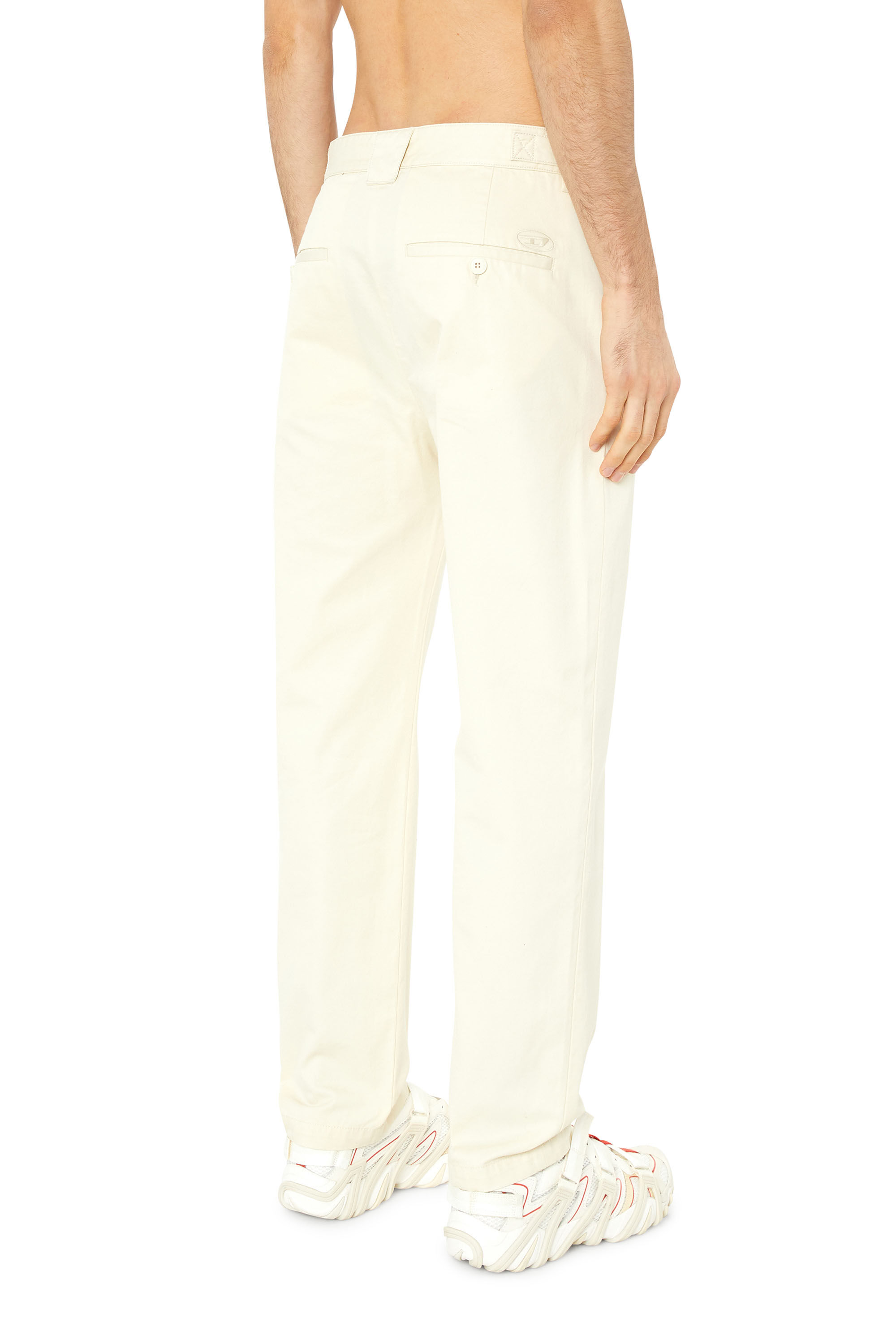 【HI FI FNK】Wales White Cotton Pants XFLWAM Wide Leg Pants for Women High Waist Dressy Bow Tie