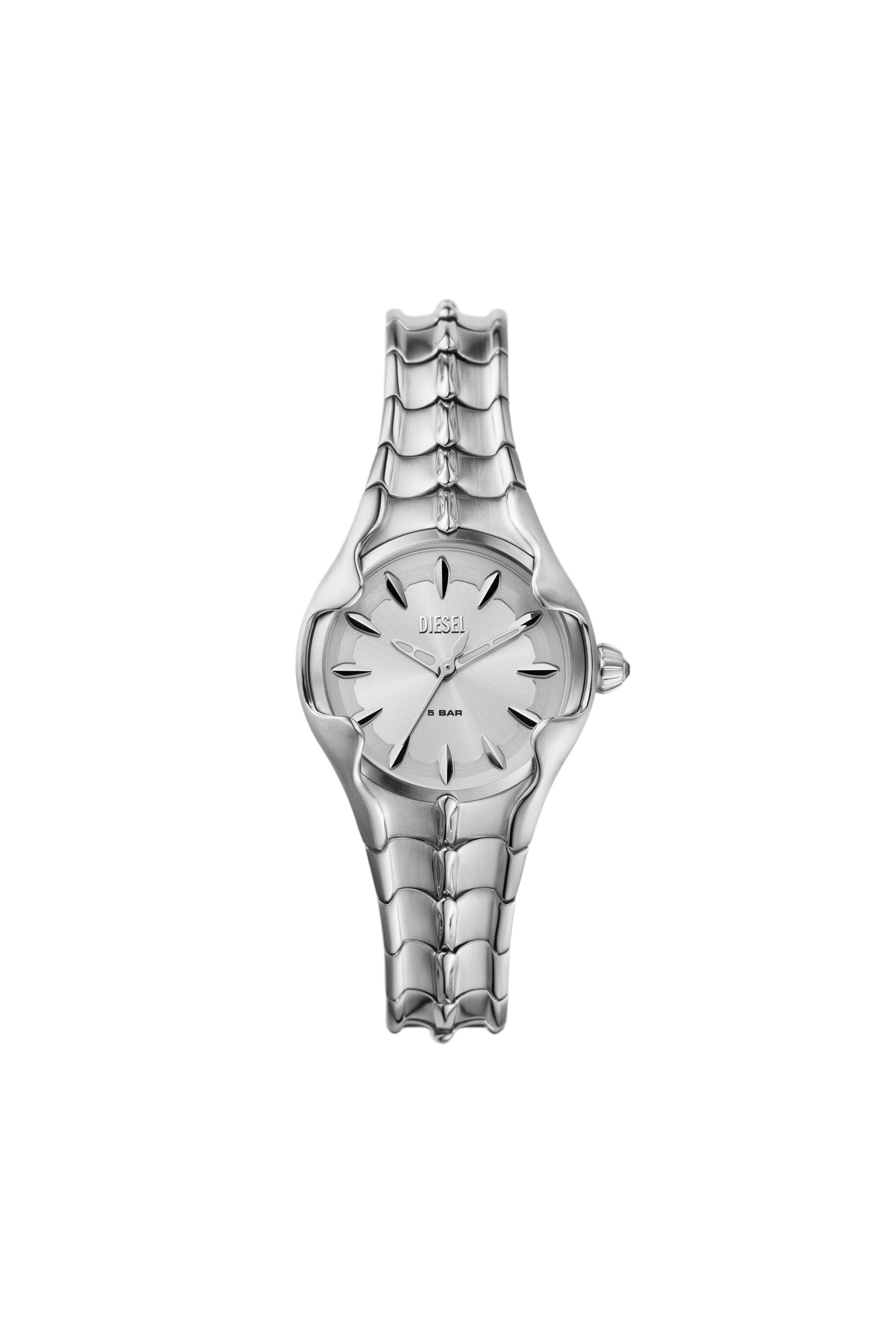 Women's Vert three-hand stainless steel watch | Silver | Diesel Women's Vert three-hand stainless steel watch | Silver | Diesel