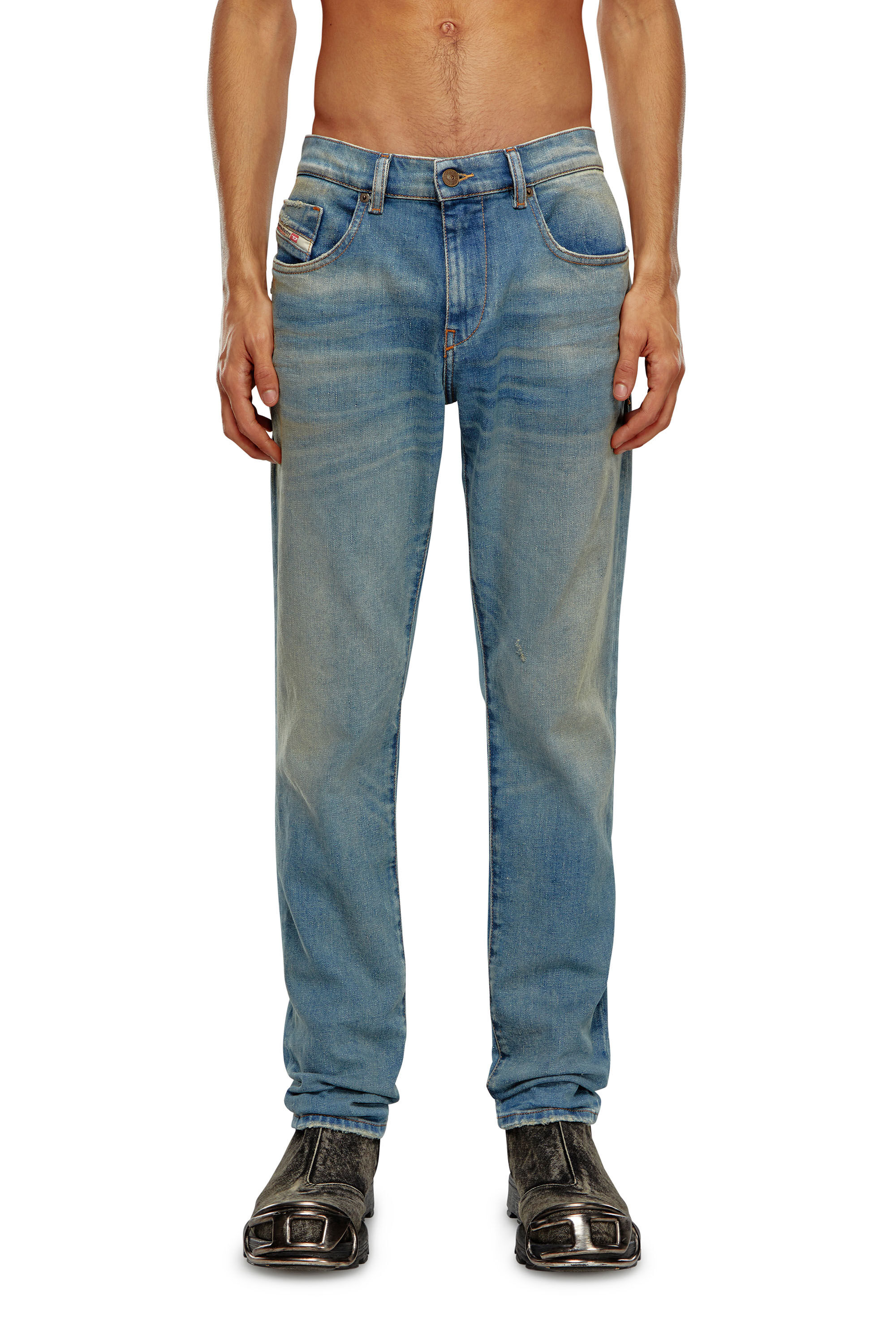 Diesel - Slim Jeans 2019 D-Strukt 09H50, Azul medio - Image 3