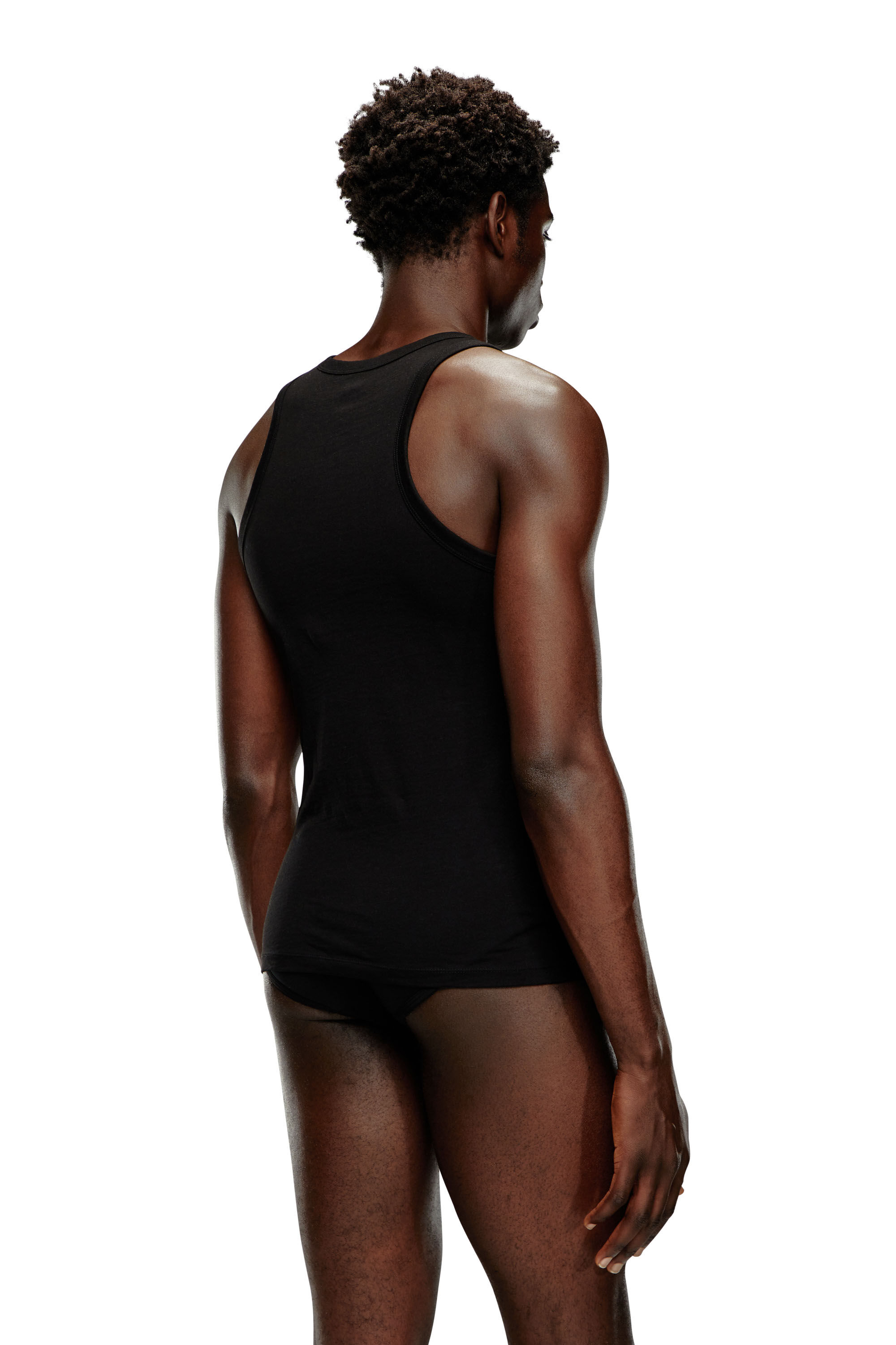 Men's Two-pack of cotton tank tops | Black | Diesel