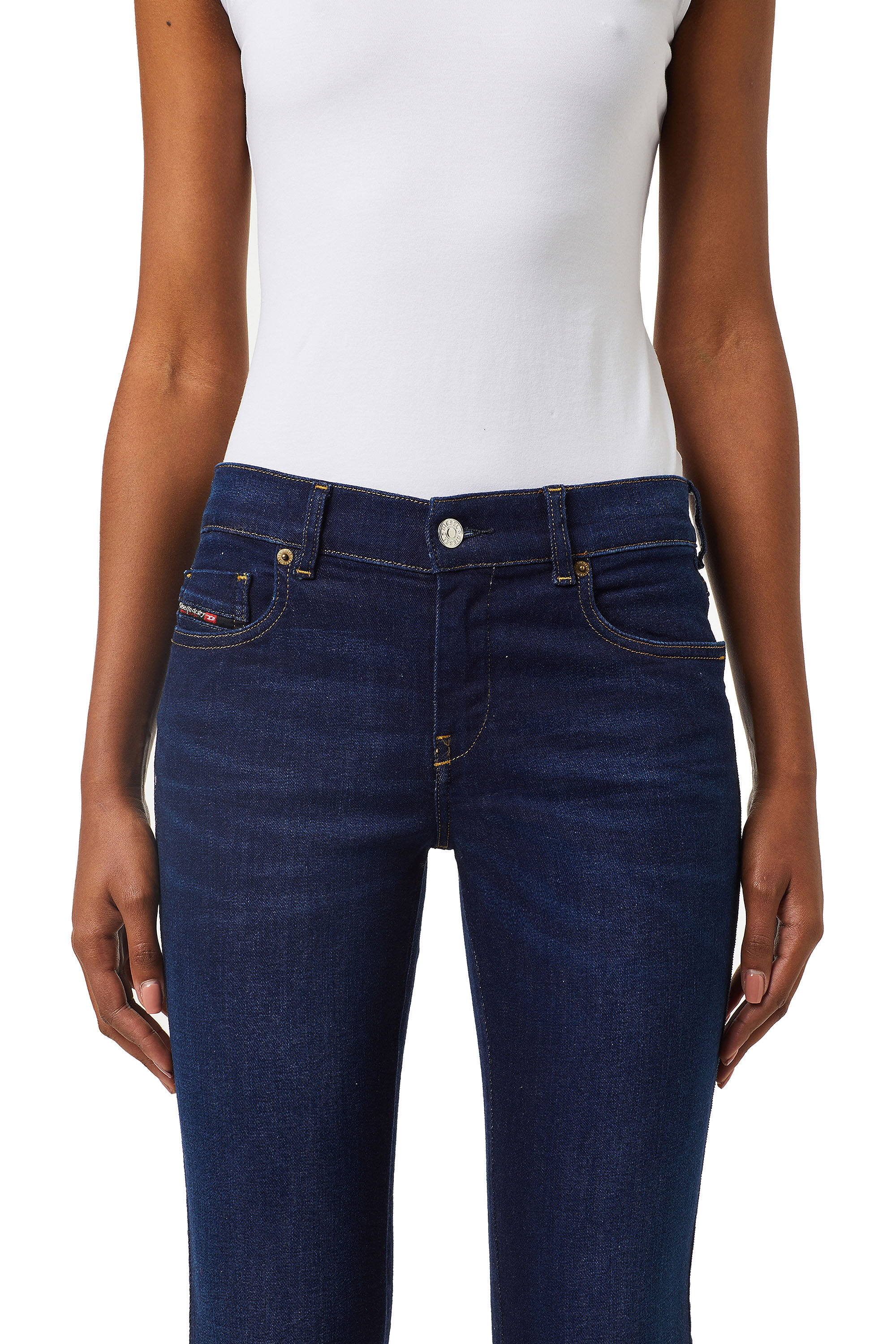 Sandy 0095Y Woman Straight Dark blue Jeans Diesel