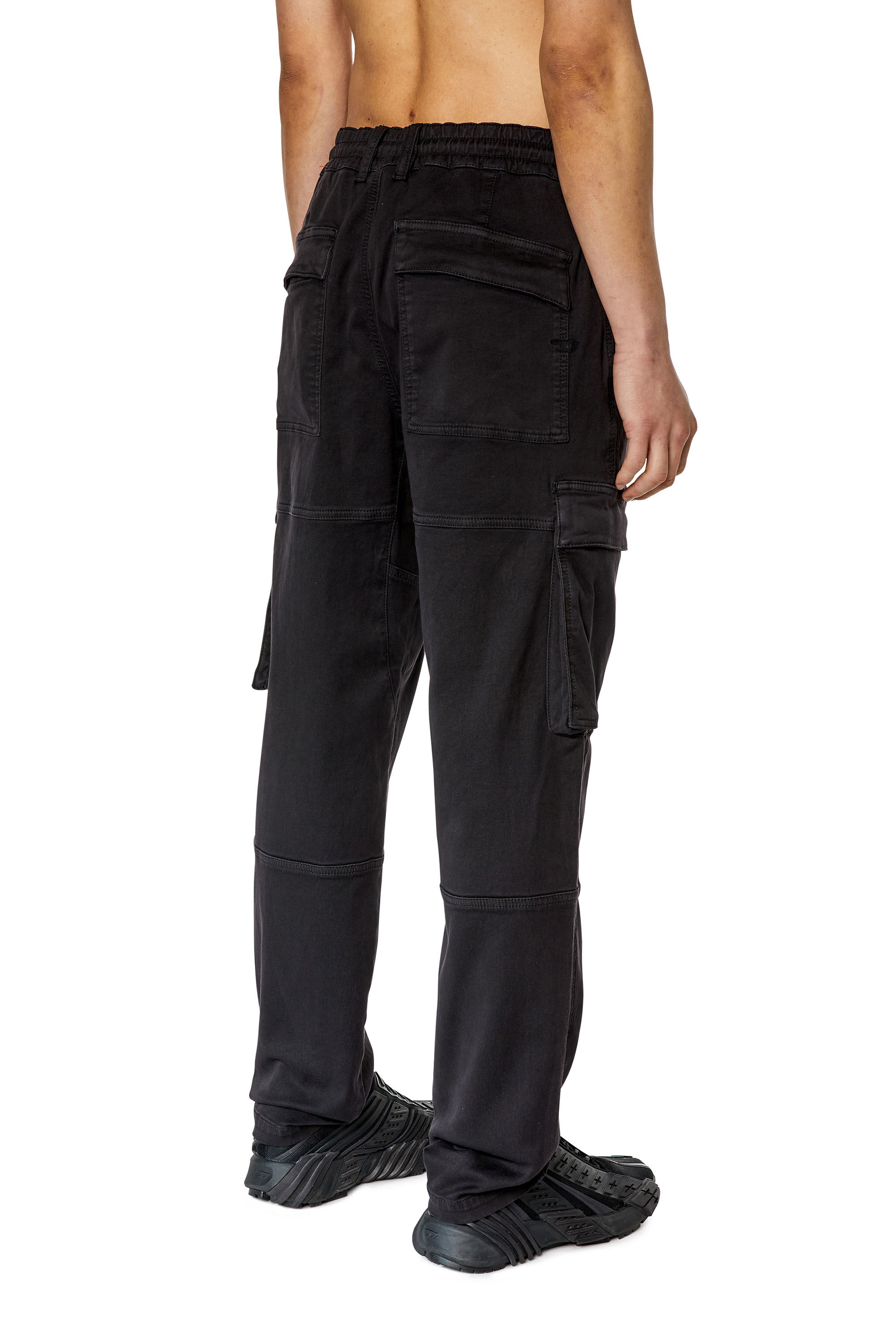 Diesel - Tapered 2030 D-Krooley Joggjeans® 068DY, Negro - Image 4