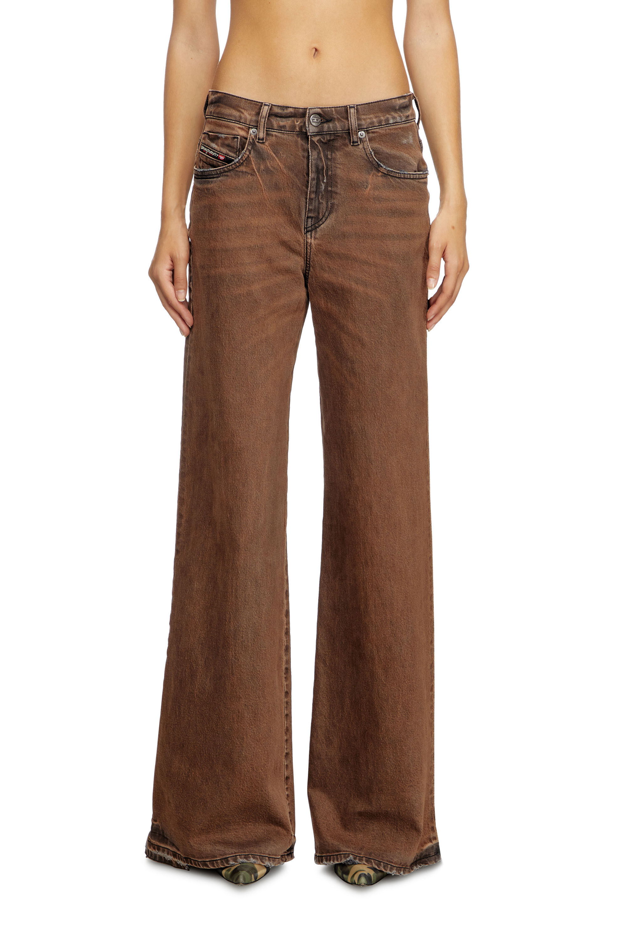 Diesel - Flare Jeans 1978 D-Akemi 09L24 Mujer, Marrón - 3