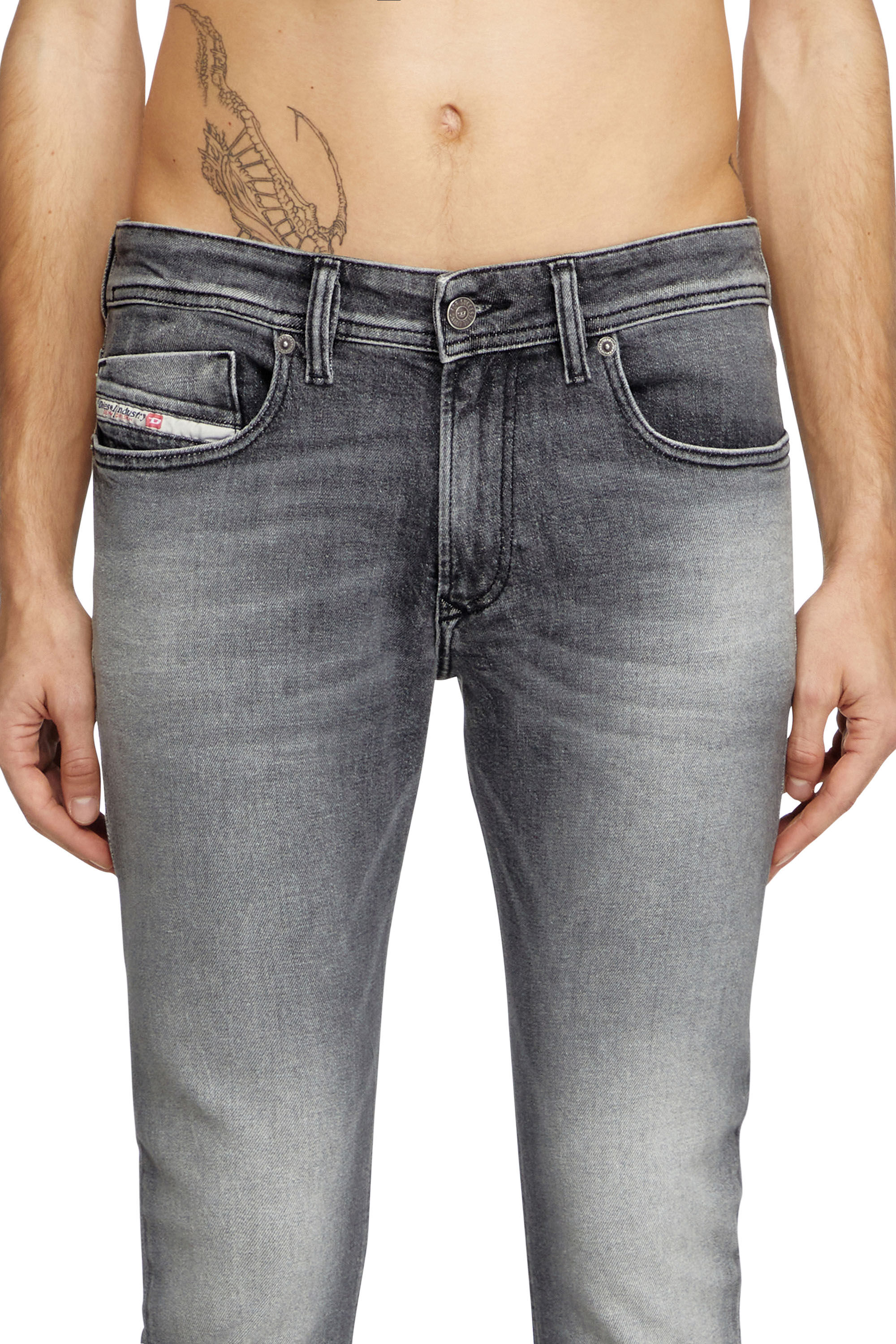 Men's Skinny Jeans | Light Grey | Diesel 1979 Sleenker