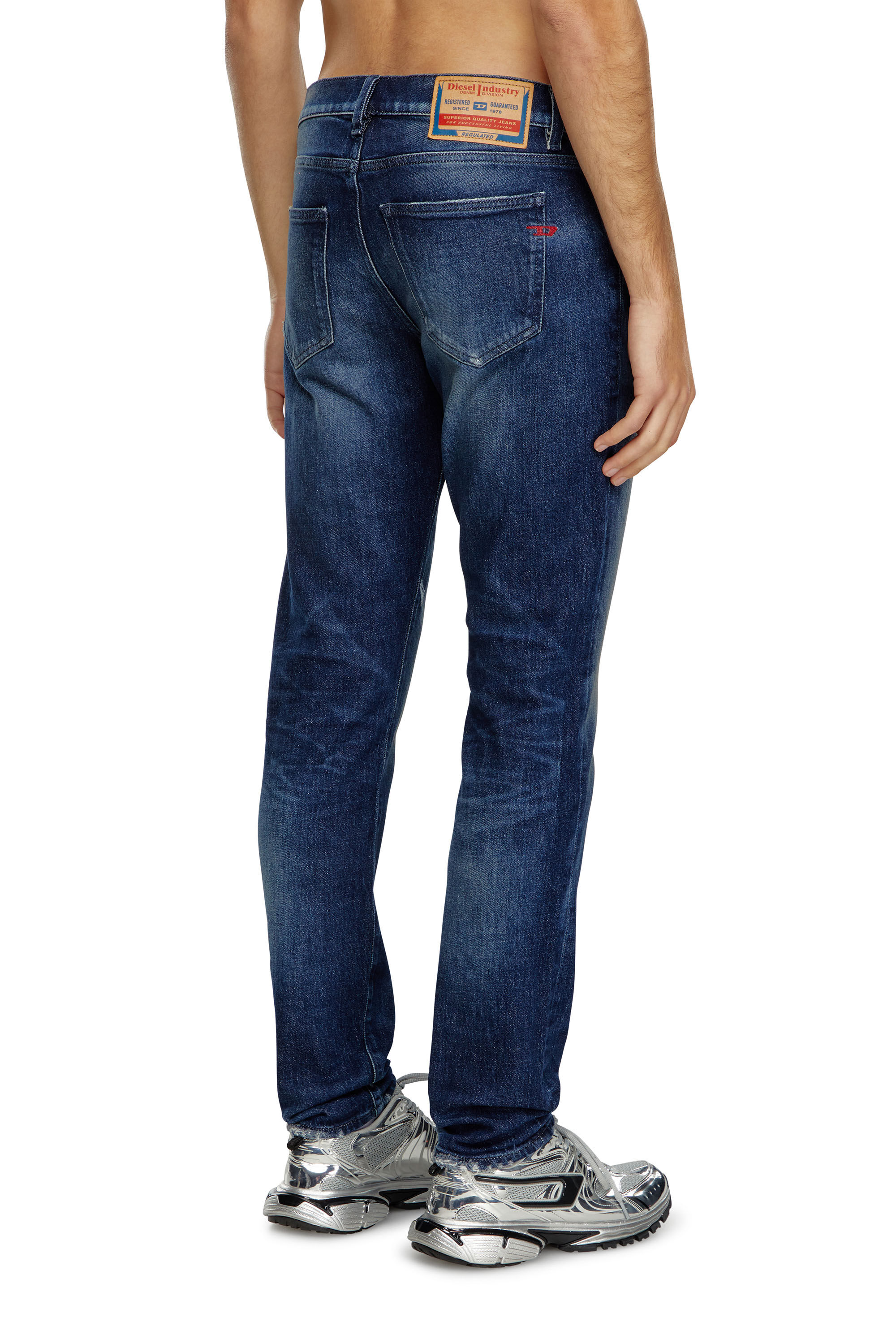 Diesel - Hombre Slim Jeans 2019 D-Strukt 09J56, Azul Oscuro - Image 4