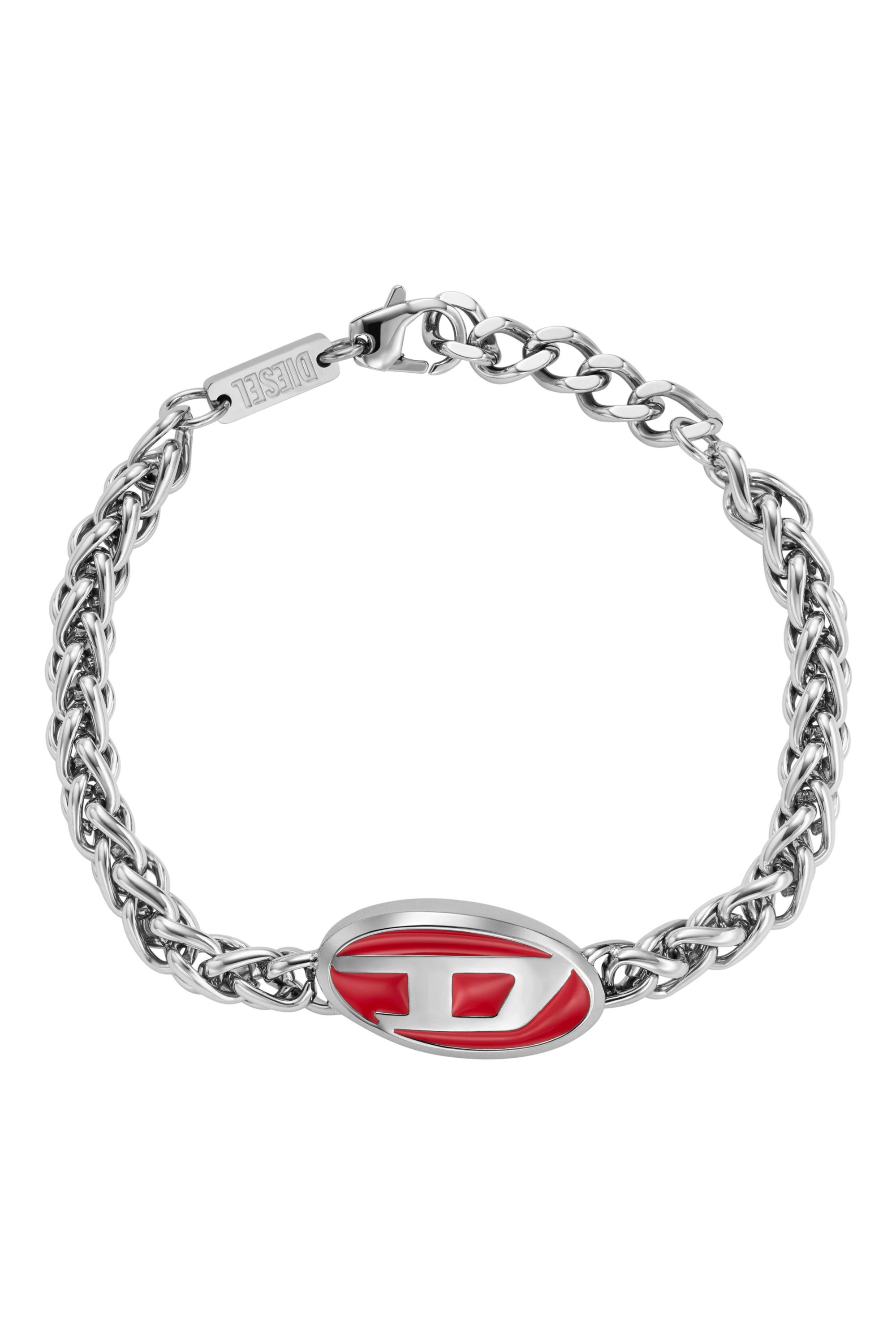 Diesel - DX1445, Pulsera de cadena de acero inoxidable Unisex in Plateado - 1