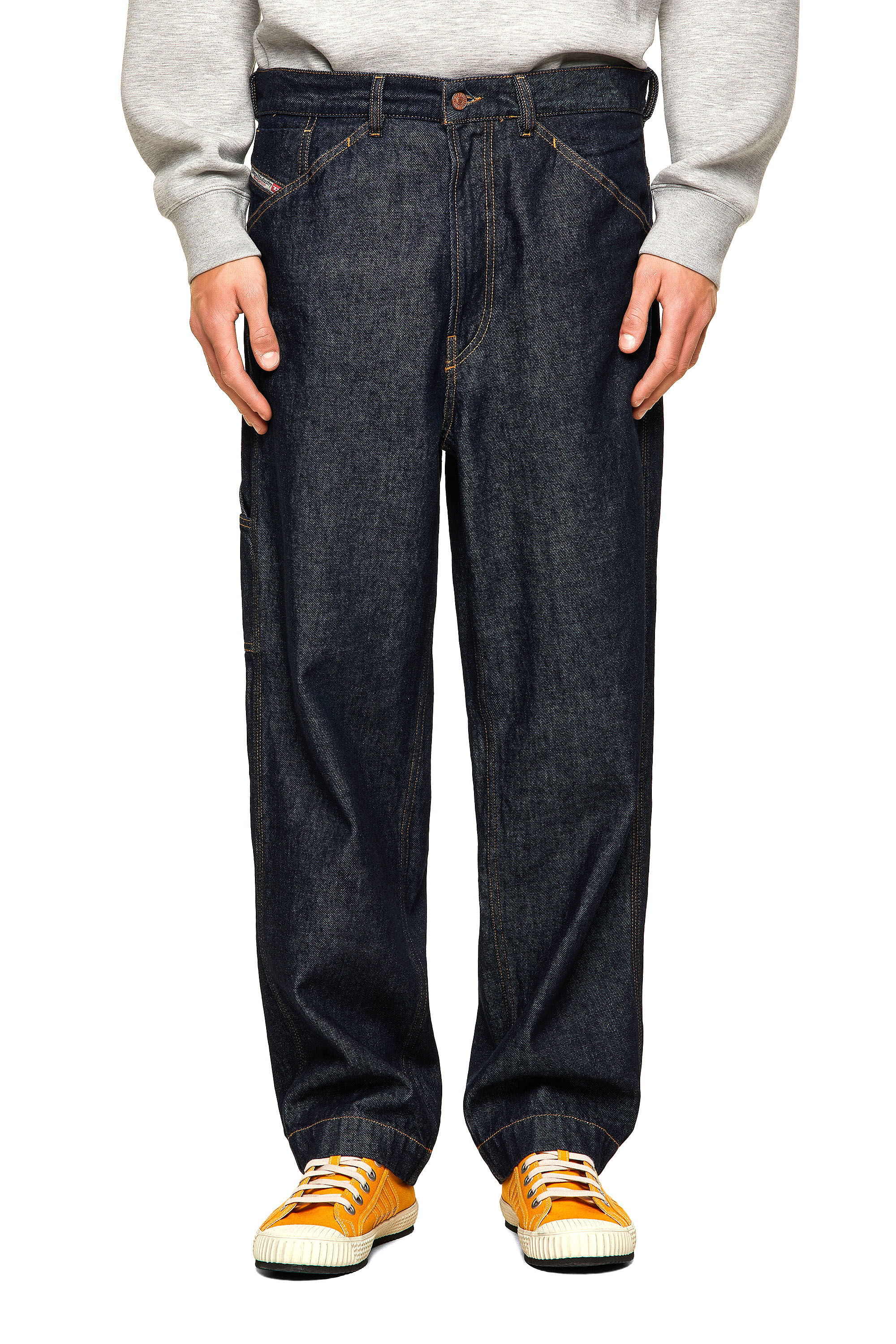 Diesel - D-Franky 009HP Straight Jeans, Azul Oscuro - Image 3