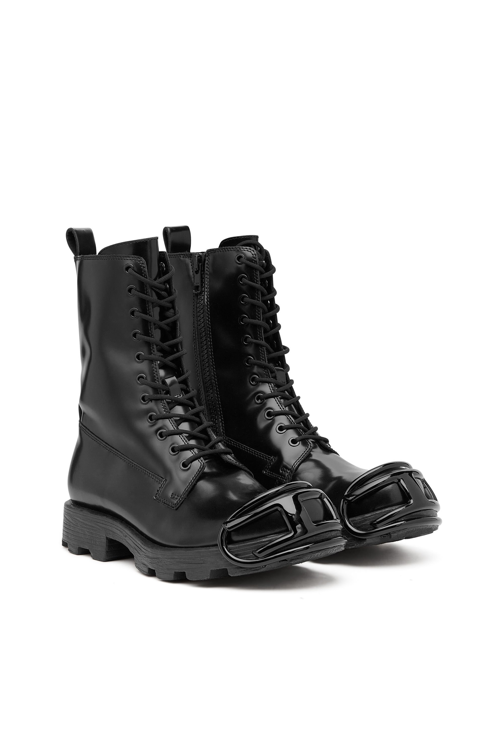 Men's D-Hammer BT D - Leather boots with oval D toe guard | D-HAMMER BT ...
