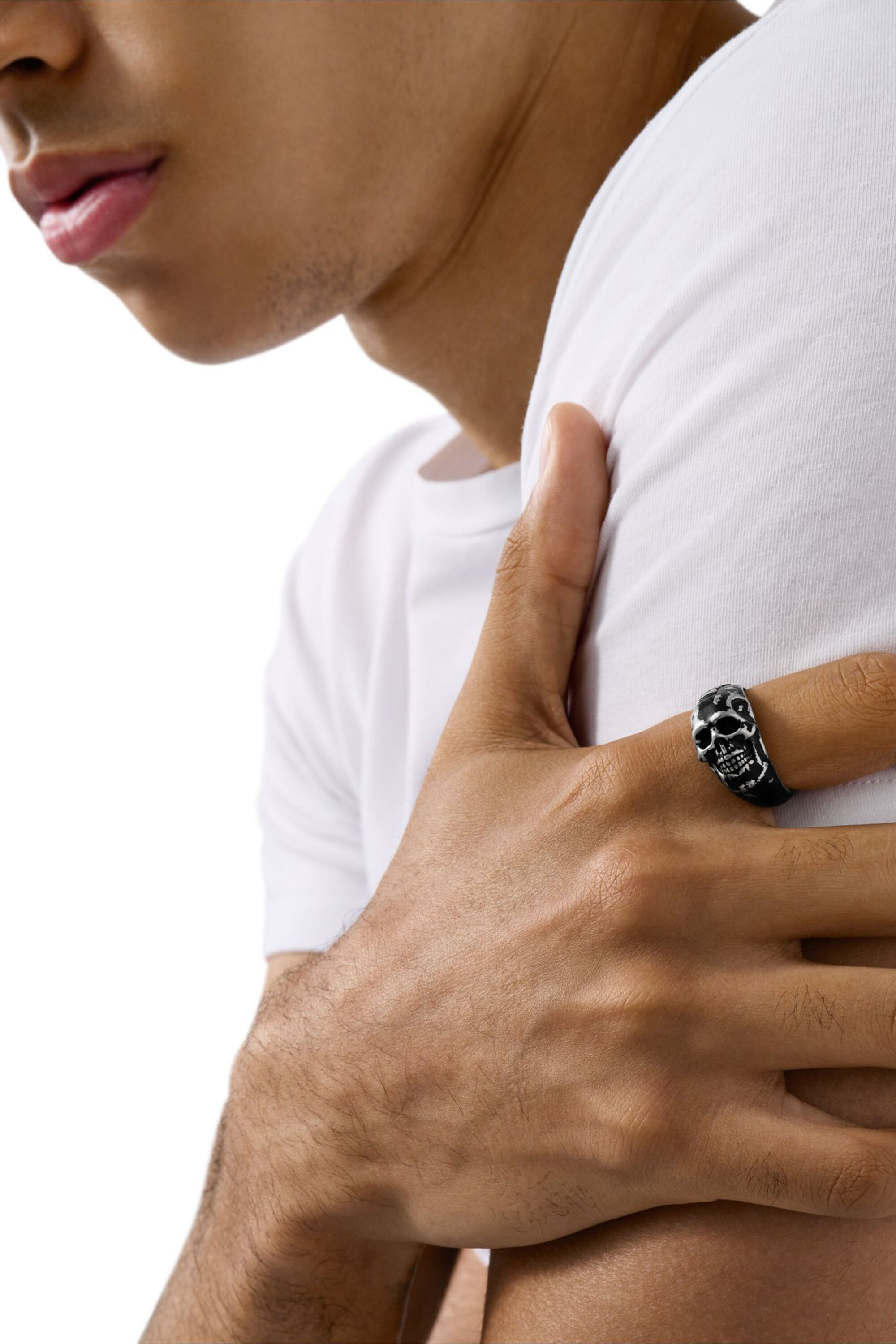 ★DIESEL★ディーゼル DX1579040 スカル リング ディーゼル アクセサリー メンズ 指輪 シルバー DX1579040